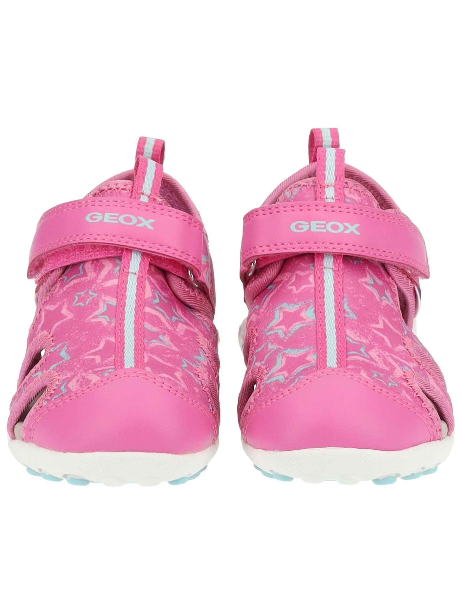 Geox Halbschuhe Lederimitat/Textil . Klettschuh
