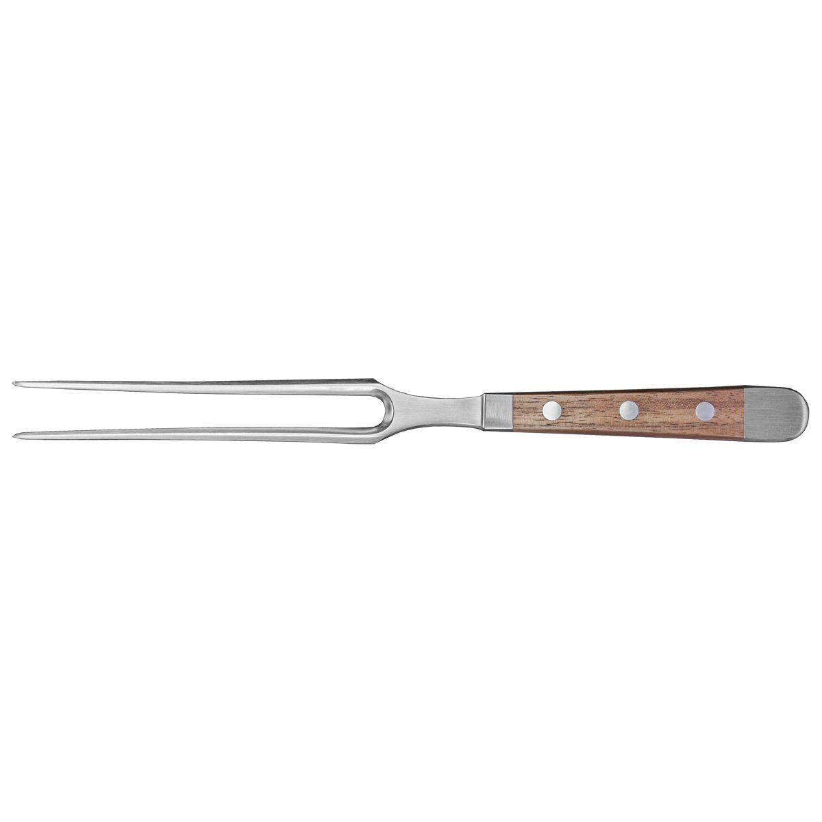 Güde Messer Solingen Fleischgabel Alpha Walnuss, 18 cm