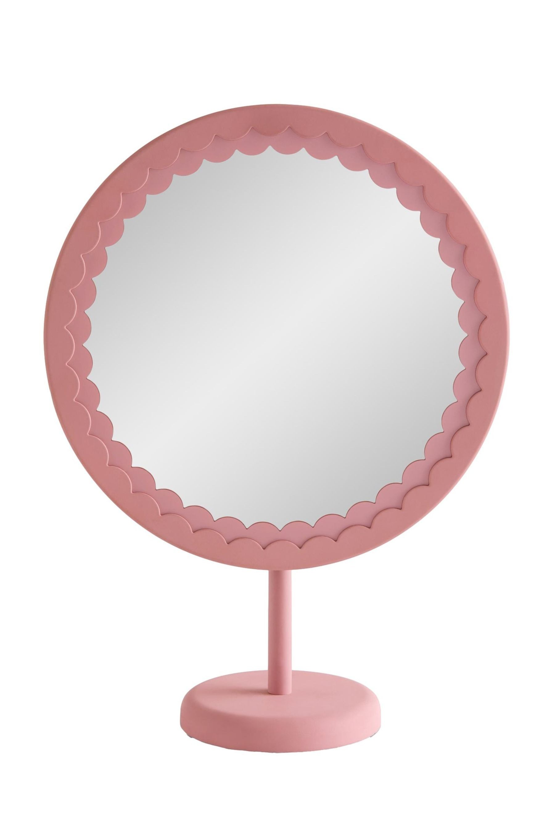 Next Schminkspiegel Runder Spiegel für Schminkkommode mit Bogenkante (1-St)