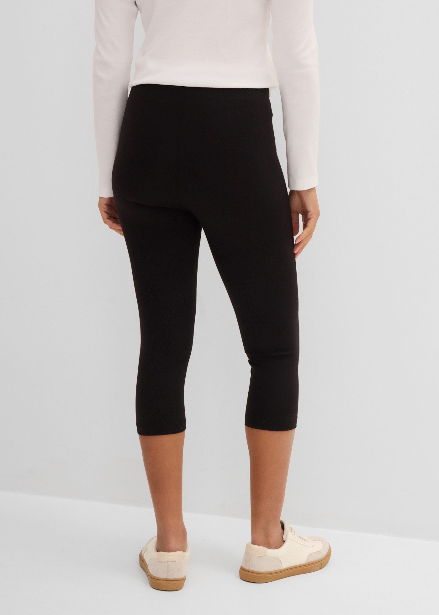 bonprix Caprileggings (Packung, 2er) Skinny Fit, mit Elasthan-Anteil, im 2er-Pack, in mehreren Größen