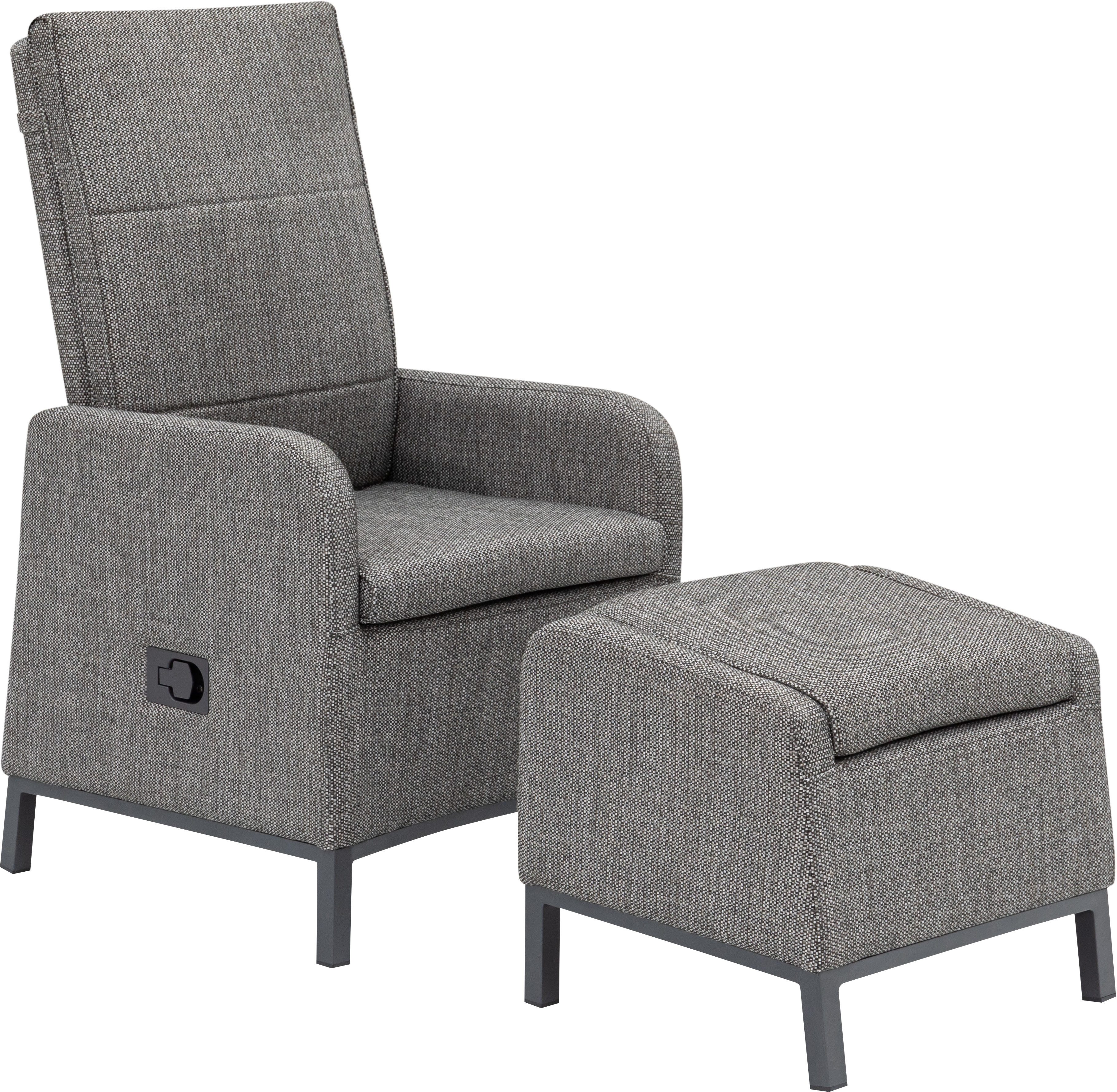 Best Relaxsessel Riga (1-St), Relaxsessel mit Fußhocker