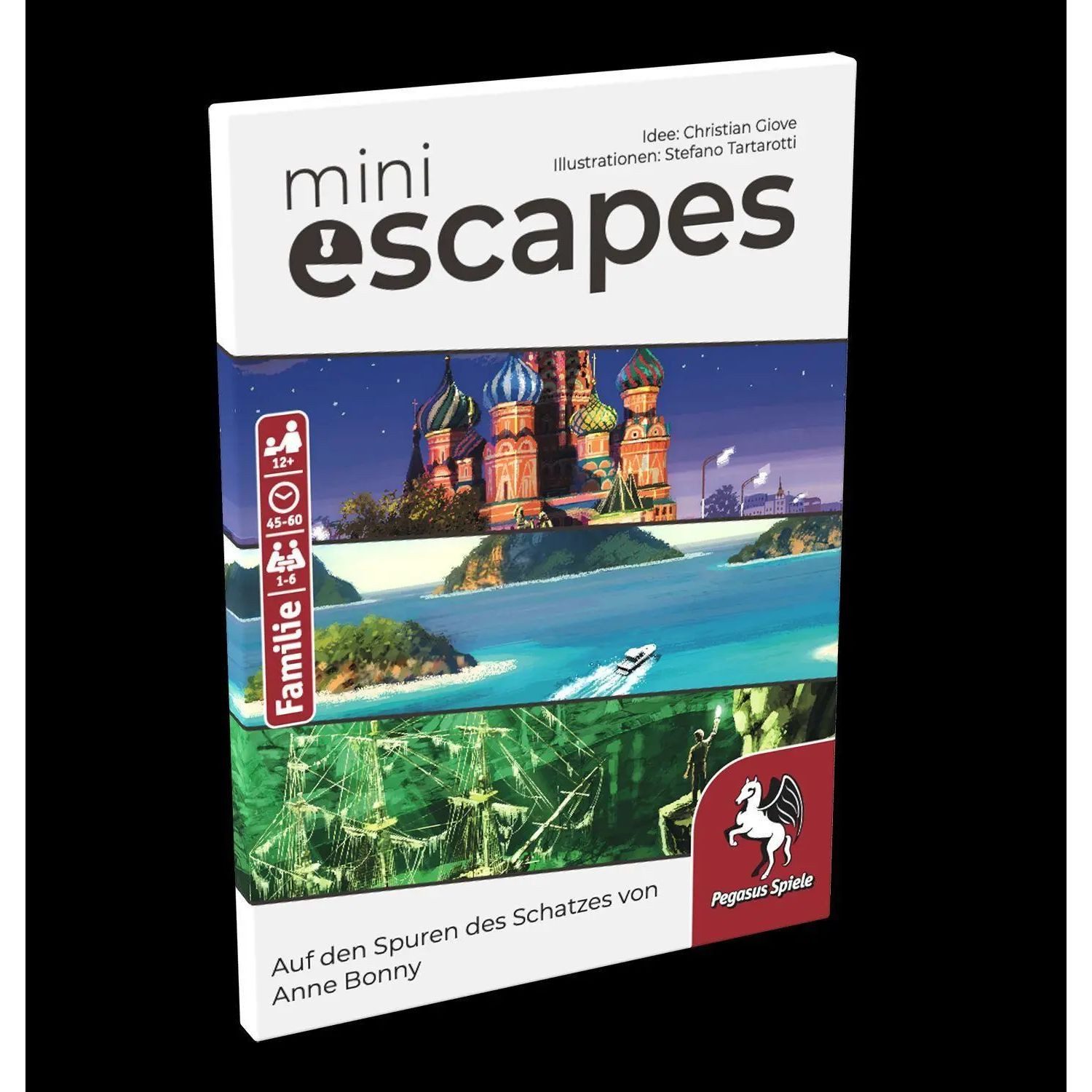 Pegasus Spiele Spiel MiniEscapes - Auf den Spuren des Schatzes von Anne Bonny