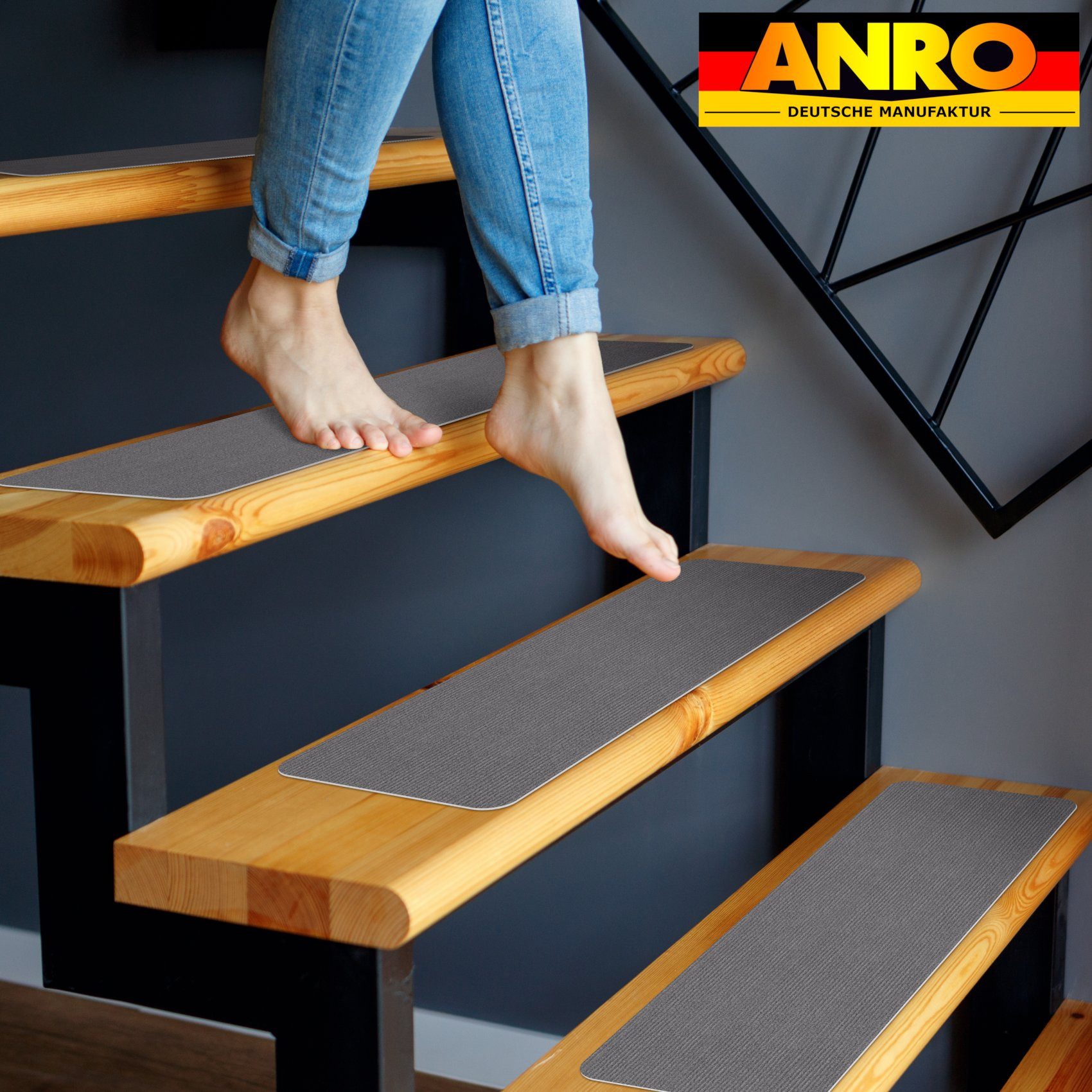 ANRO Stufenmatte Stufenschutz NEMESIS Treppenschutz Treppenmatte, günstig online kaufen