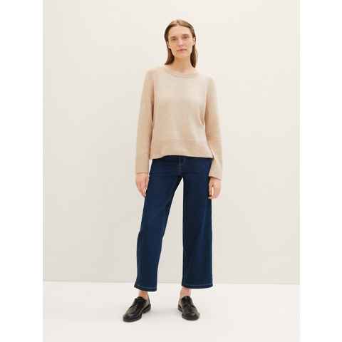 TOM TAILOR Skinny-fit-Jeans Cropped Culotte