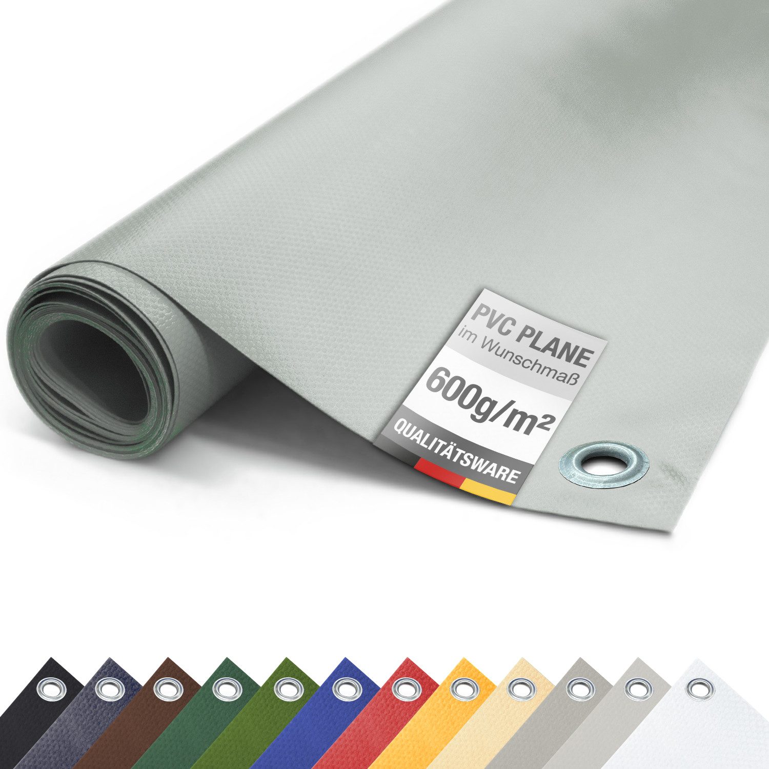 ANKO Planen Schutzplane PVC Plane LKW Plane 600g/m² mit Ösen Rundösen Abdec günstig online kaufen