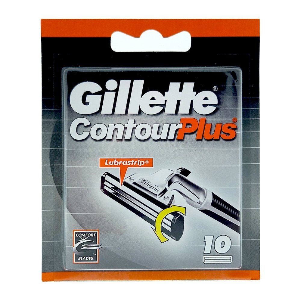 Gillette Rasierklingen Gillette Contour 10 Rasierklingen, x Plus Pack 10er