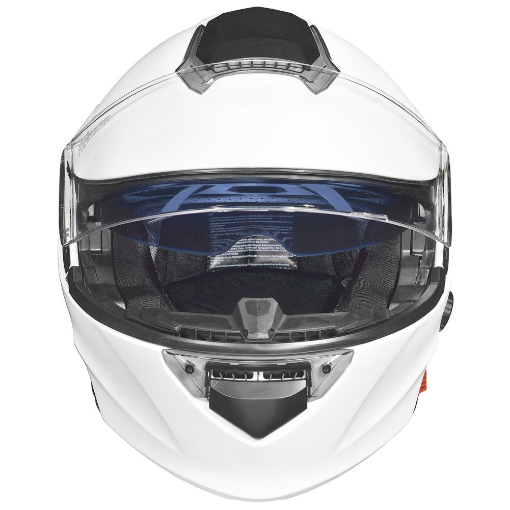 rueger-helmets Motorradhelm RS-983 Bluetooth Klapphelm Motorradhelm Conzept Motorrad Modular Helm ruegerRS-983 COM MattWeiß XS