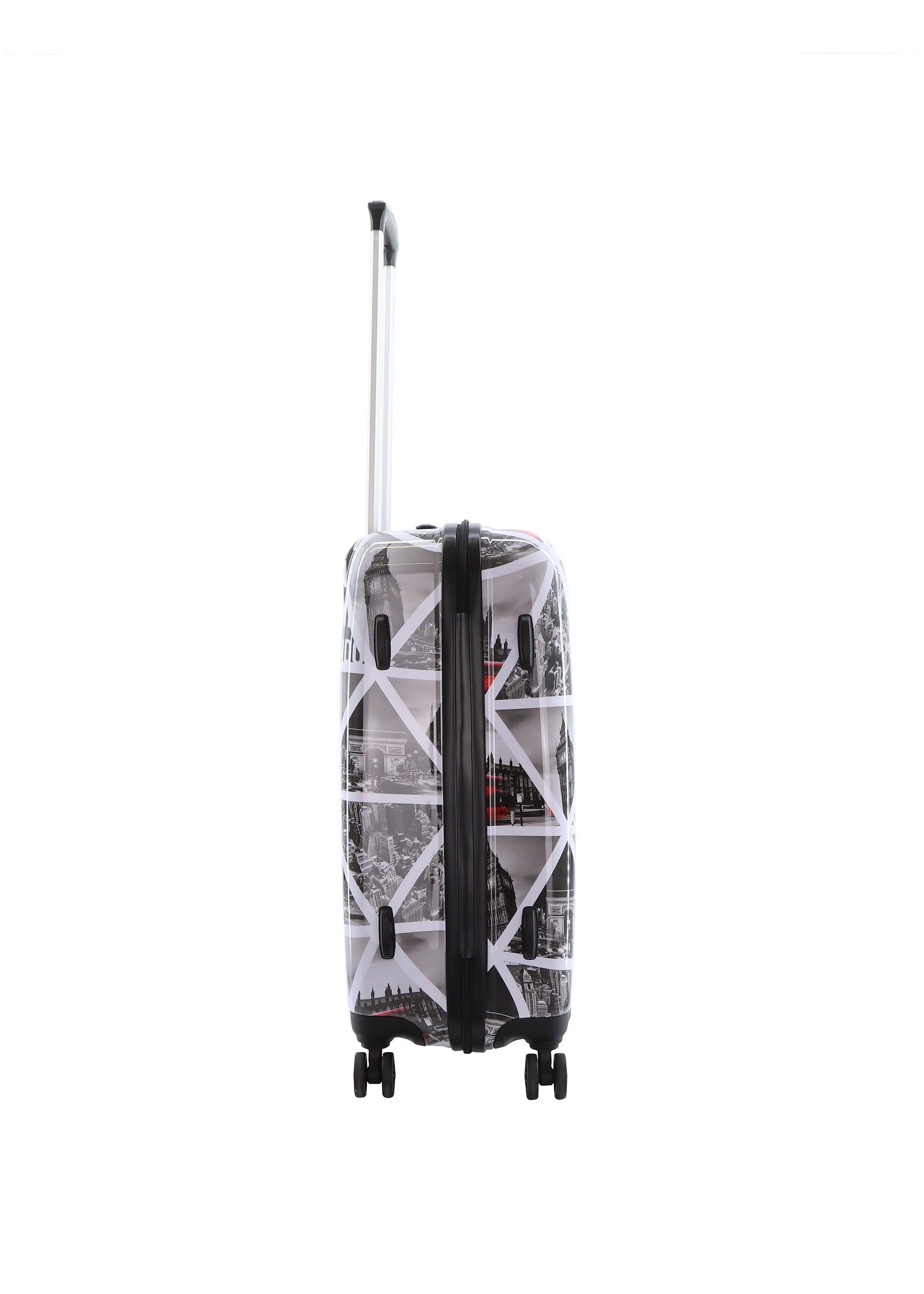 Saxoline® Koffer Cities, hergestellt aus Acrylnitril-Butadien-Styrol (ABS)