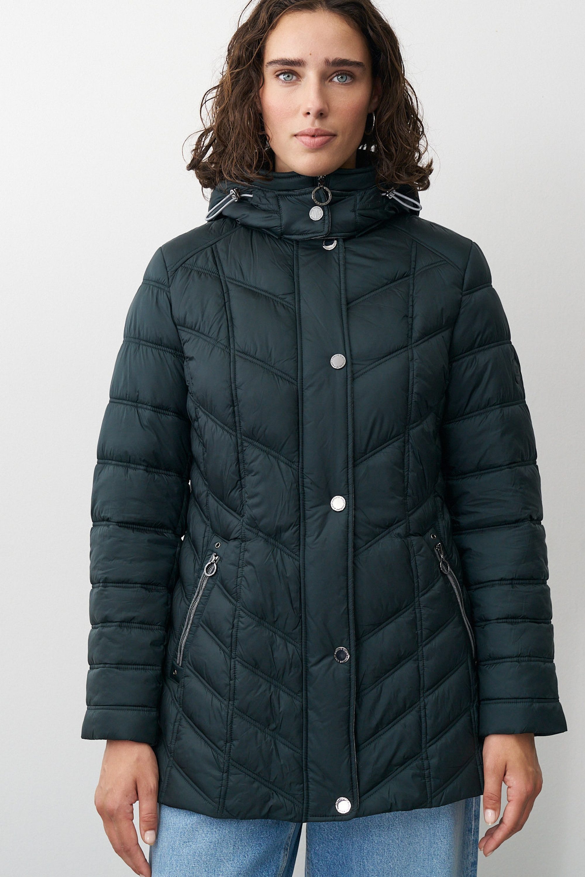 Barbara Lebek Steppjacke wattierte Herbstjacke oder Damenjacke mit Steppmuster