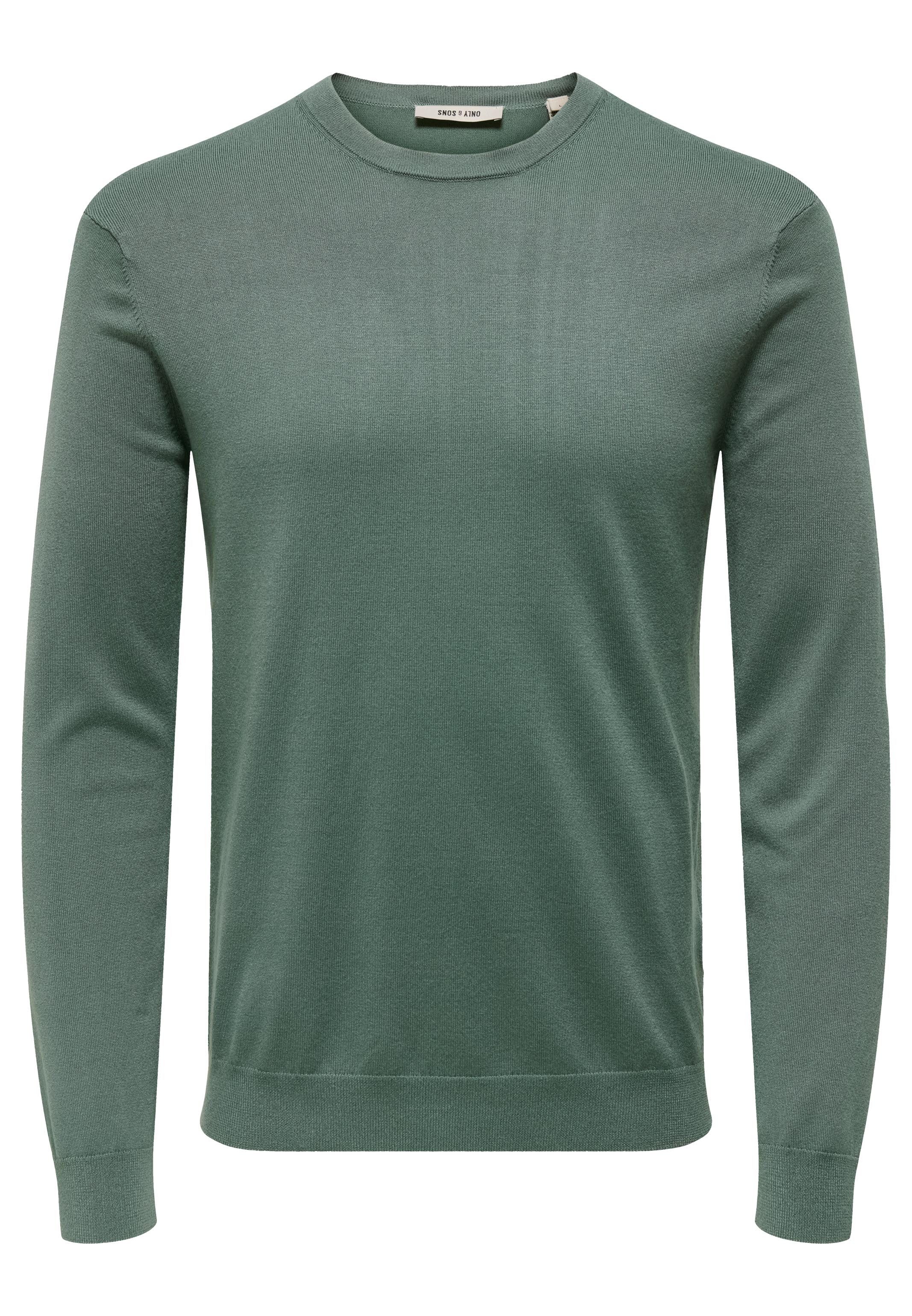 ONLY & SONS Rundhalspullover Wyler (1-tlg) Pullover - Blickdicht - Zeitlose günstig online kaufen