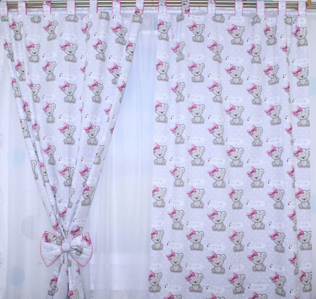 Primawela Vorhang Vorhänge mit Schlaufen Kinder Baby Gardinen Kinderzimmer