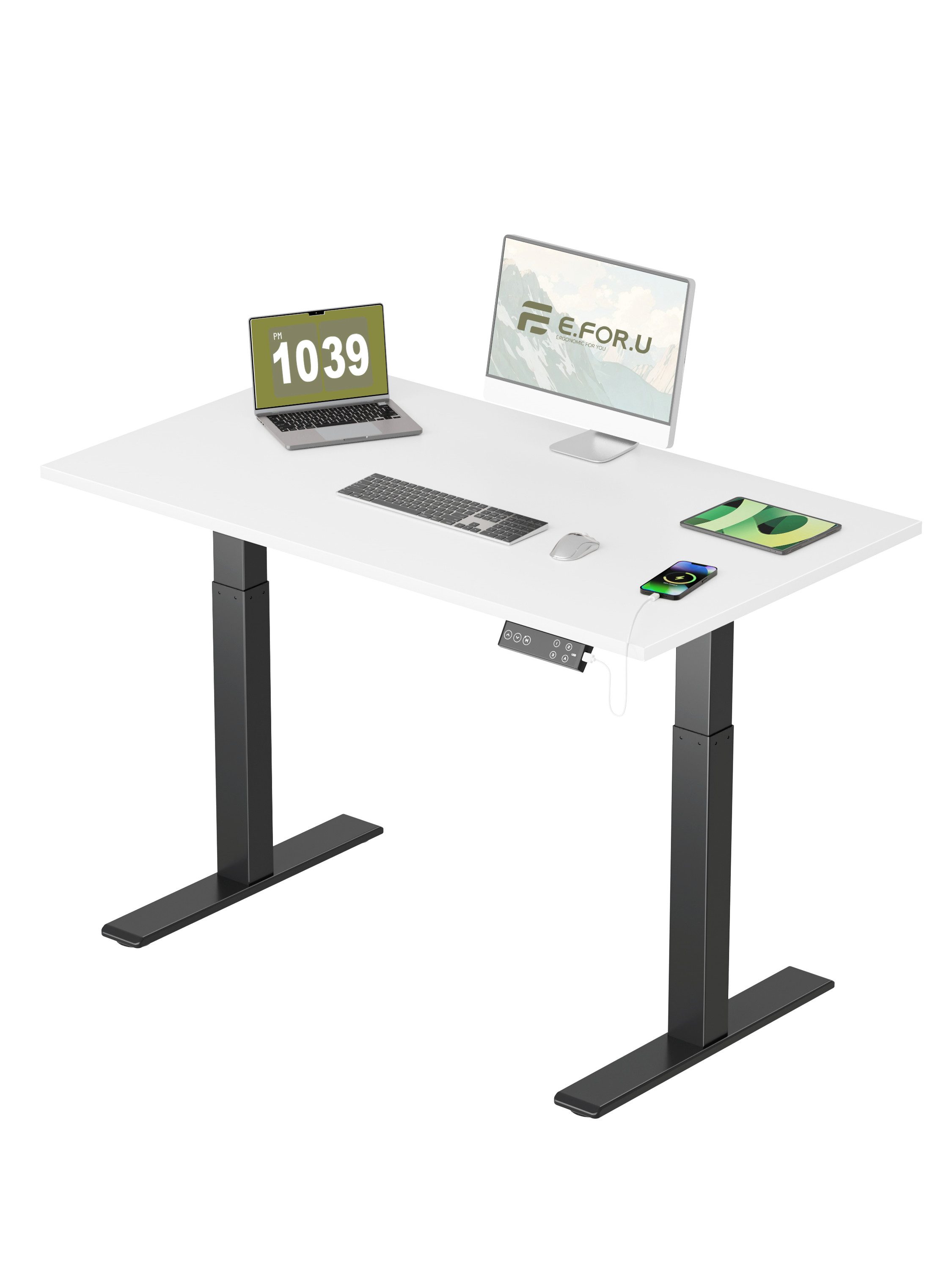 ERGOFINO Schreibtisch DT20LT höhenverstellbarer Schreibtisch (140x80 günstig online kaufen