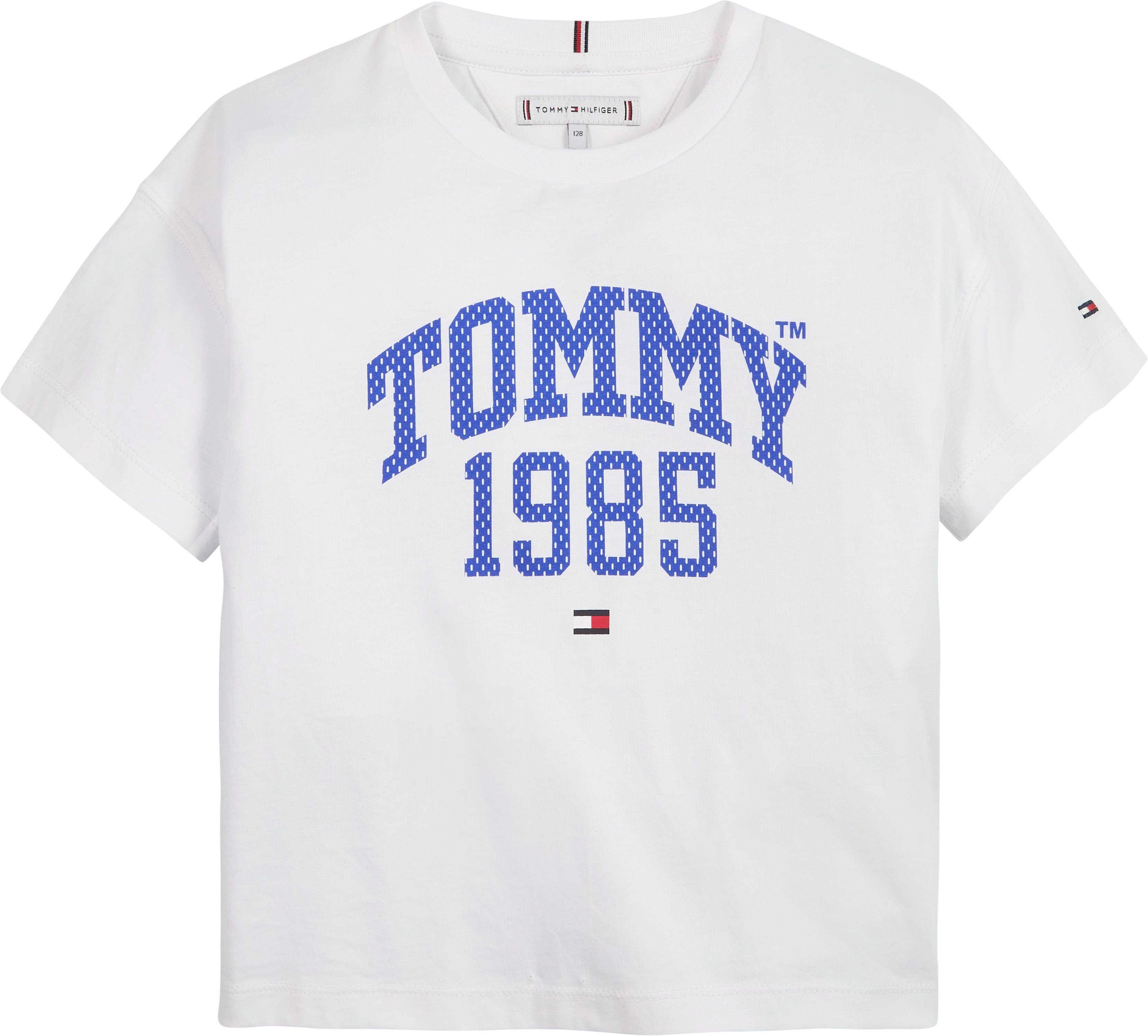 TEE S/S TOMMY VARSITY Tommy mit Print Hilfiger T-Shirt
