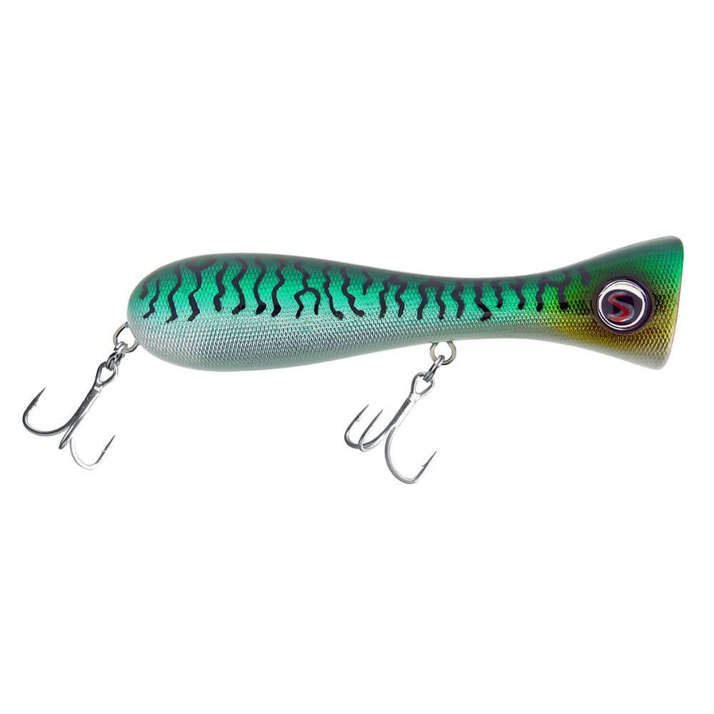 River2Sea Kunstköder River2Sea Dumbbell Popper 110 28g, (1-St) Green Mackerel