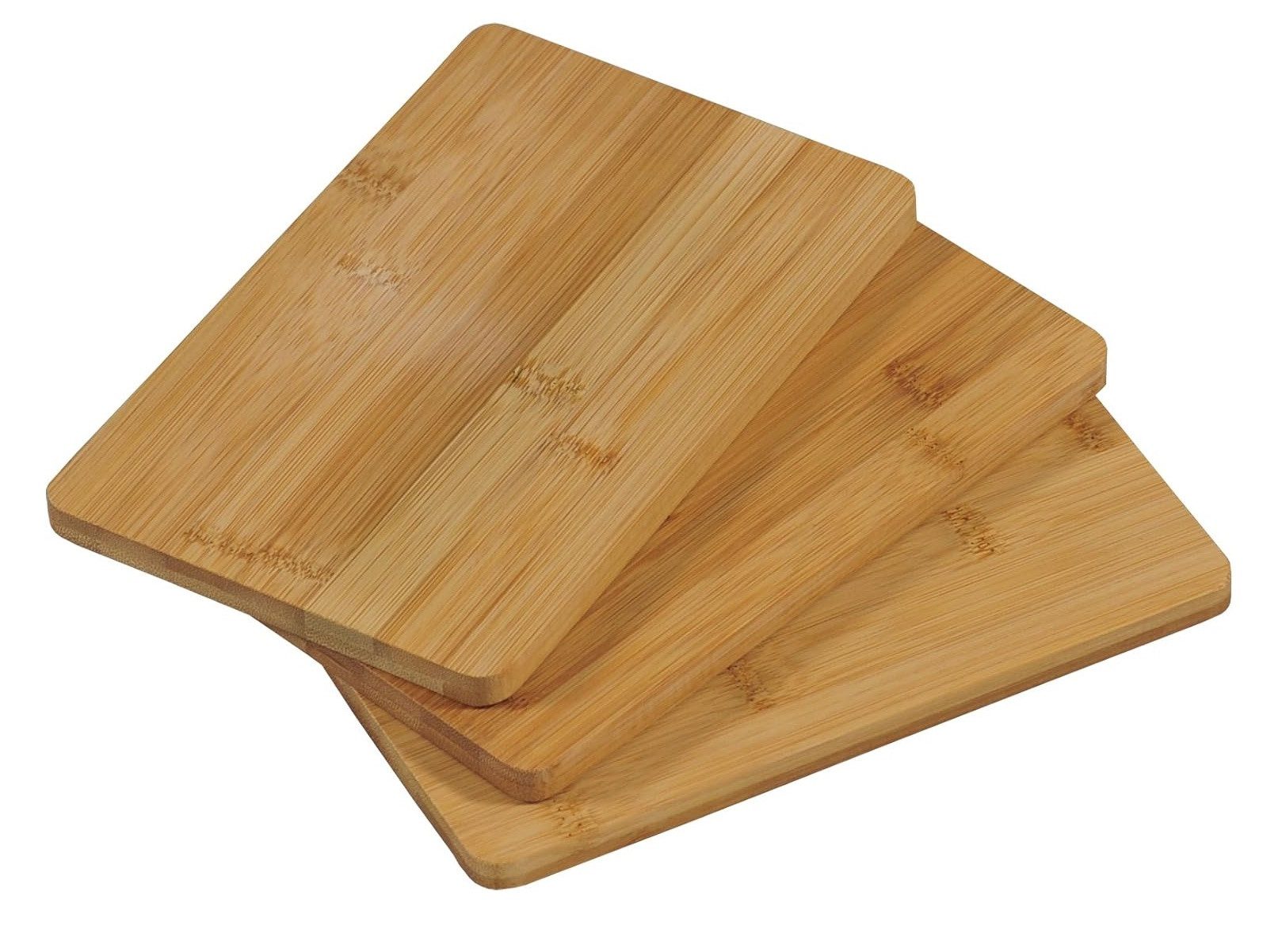 Kesper Frühstücksbrett 12 Stück Frühstücksbrettchen aus Bambus, 25 cm, Nachhaltiges Material, ideal für Brotzeit