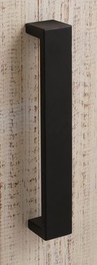 loft24 Regal Santana, Bücherschrank aus Kiefer mit Metallgestell im modernen Landhausstil