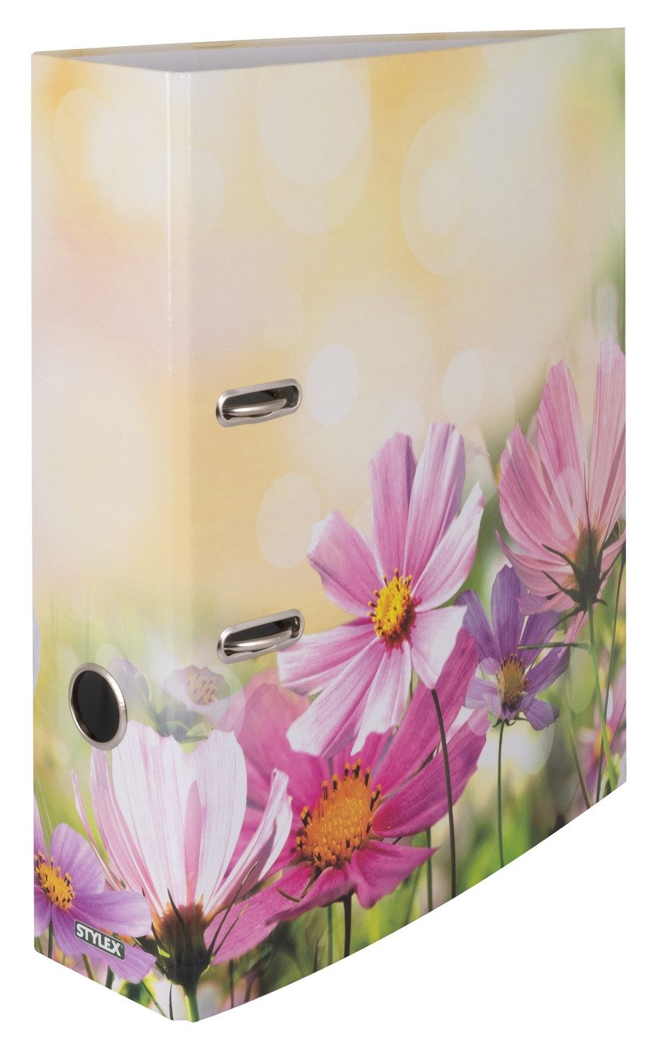 Aktenordner Motivordner / DIN A4 / 8cm Rückenbreite / "Blumen"