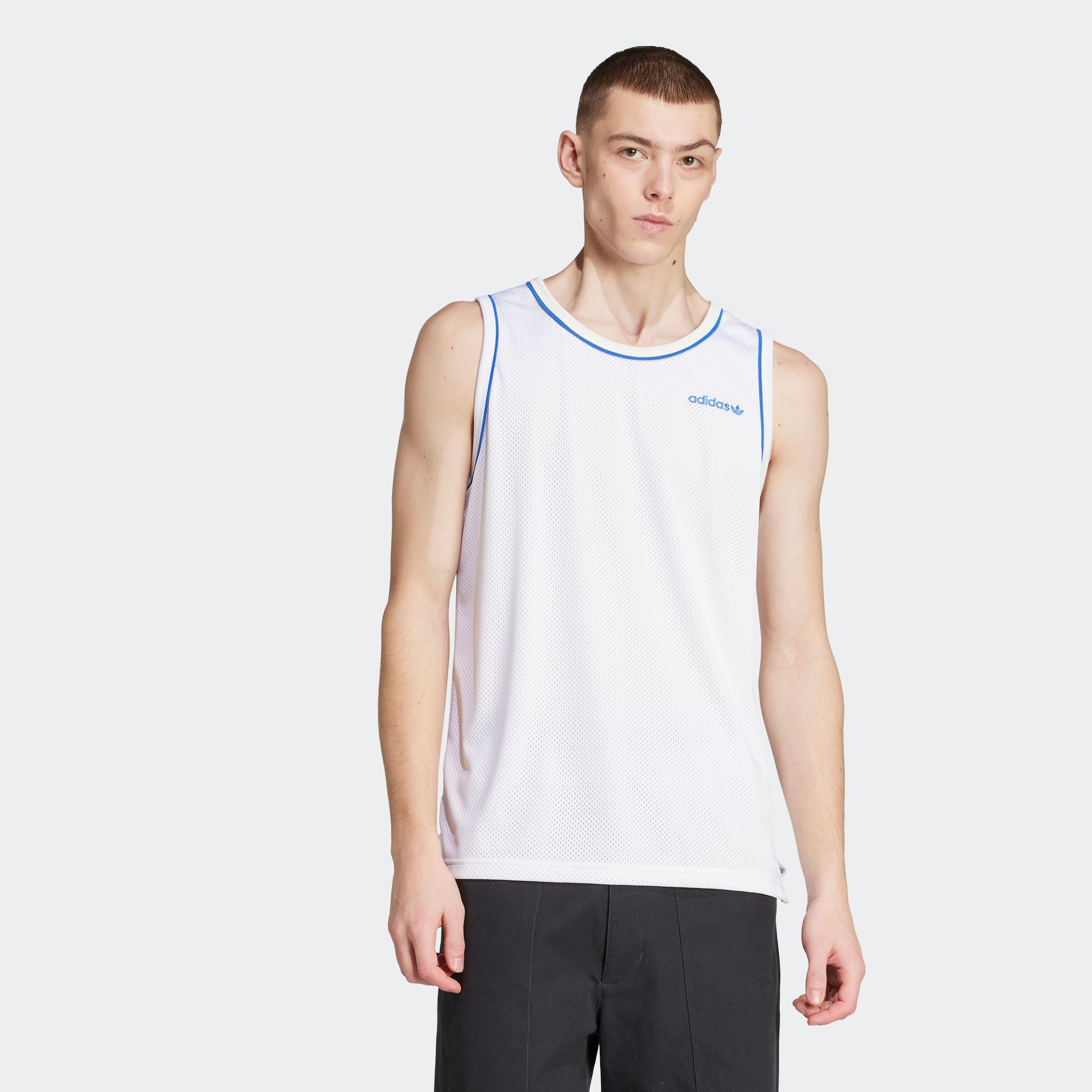 adidas Originals Tanktop sportliche Schnittform, aus Polyester, ärmellos, sportlicher Stil