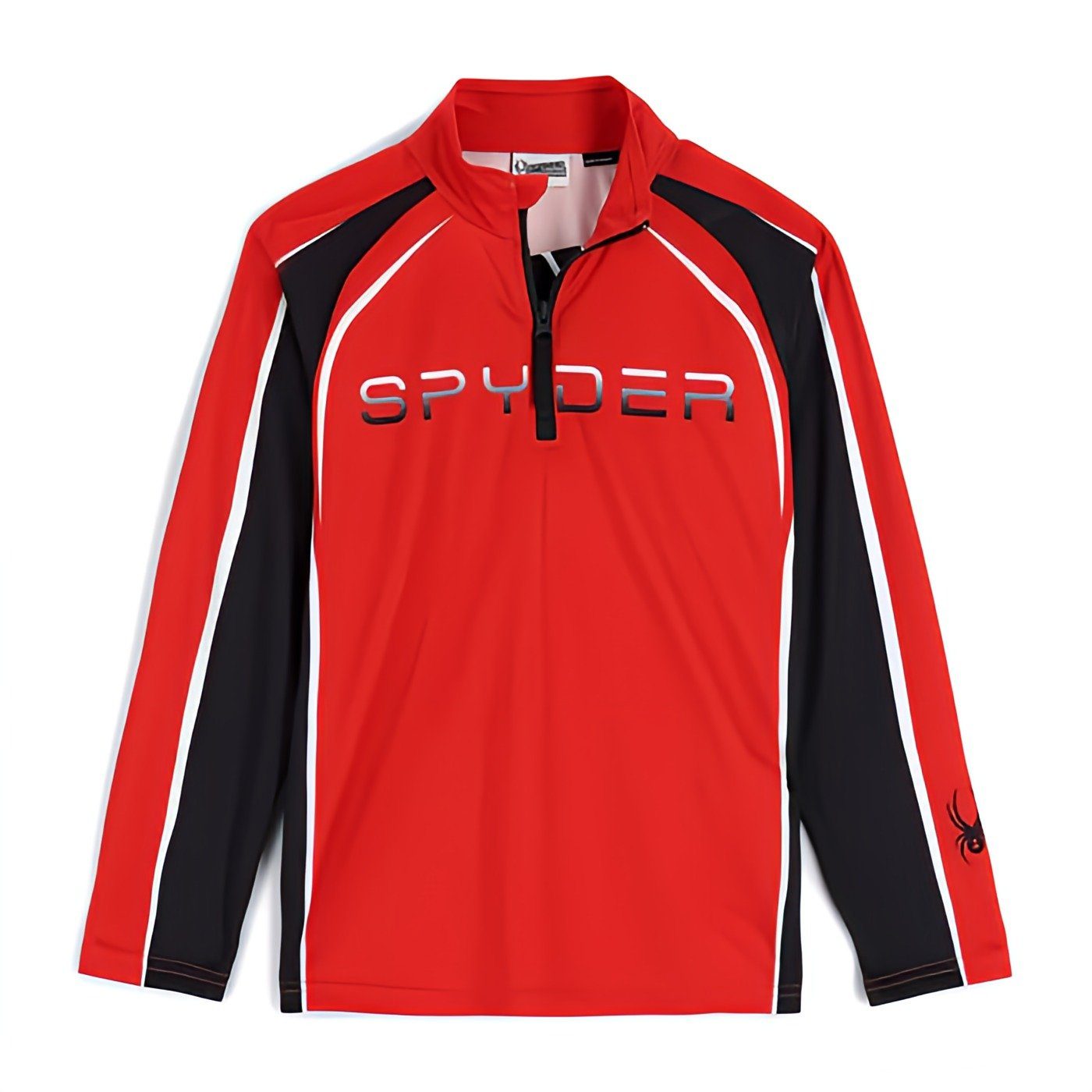 Spyder Fleeceshirt Downhill Skifleece für Kinder rot | Outdoorshirts