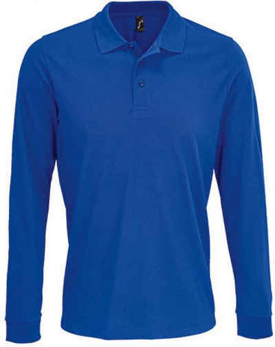 SOLS Langarm-Poloshirt Unisex Long Sleeve Polycotton Polo Shirt XS bis 5XL
