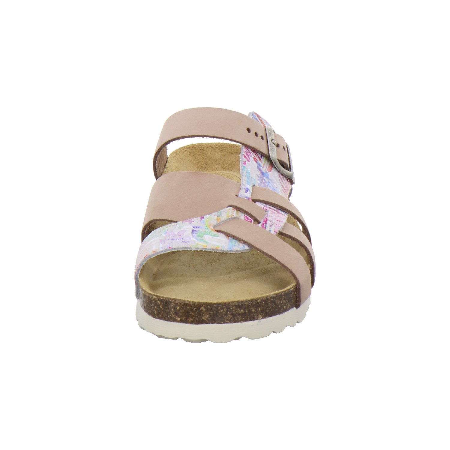 AFS-Schuhe 212236 Kralle Pantolette für Damen mit Fußbett, bequeme Sandalen aus Leder