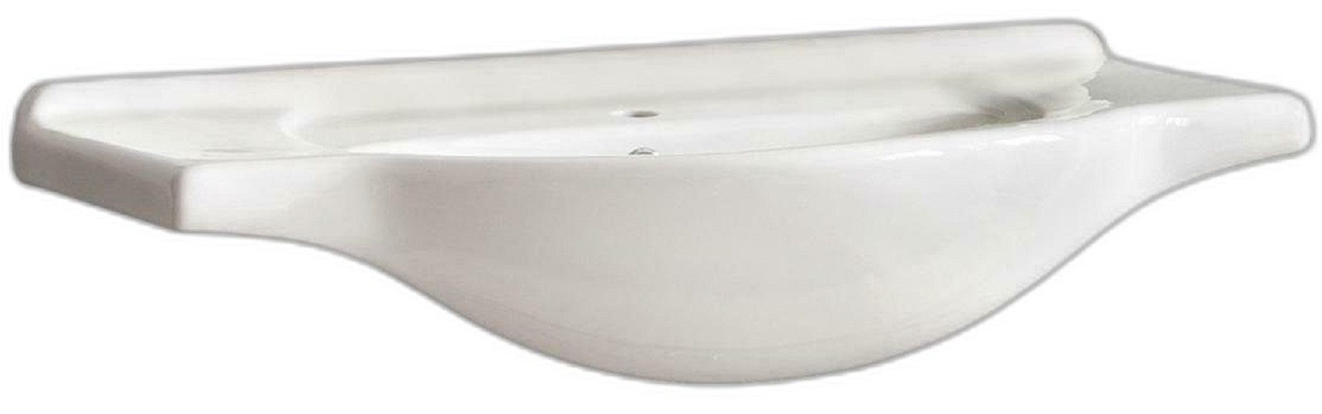 Xlmoebel Раковины Keramischer Waschplatz in Weiß mit Becken für das Bad (1-St., Раковины), Hergestellt in Europa