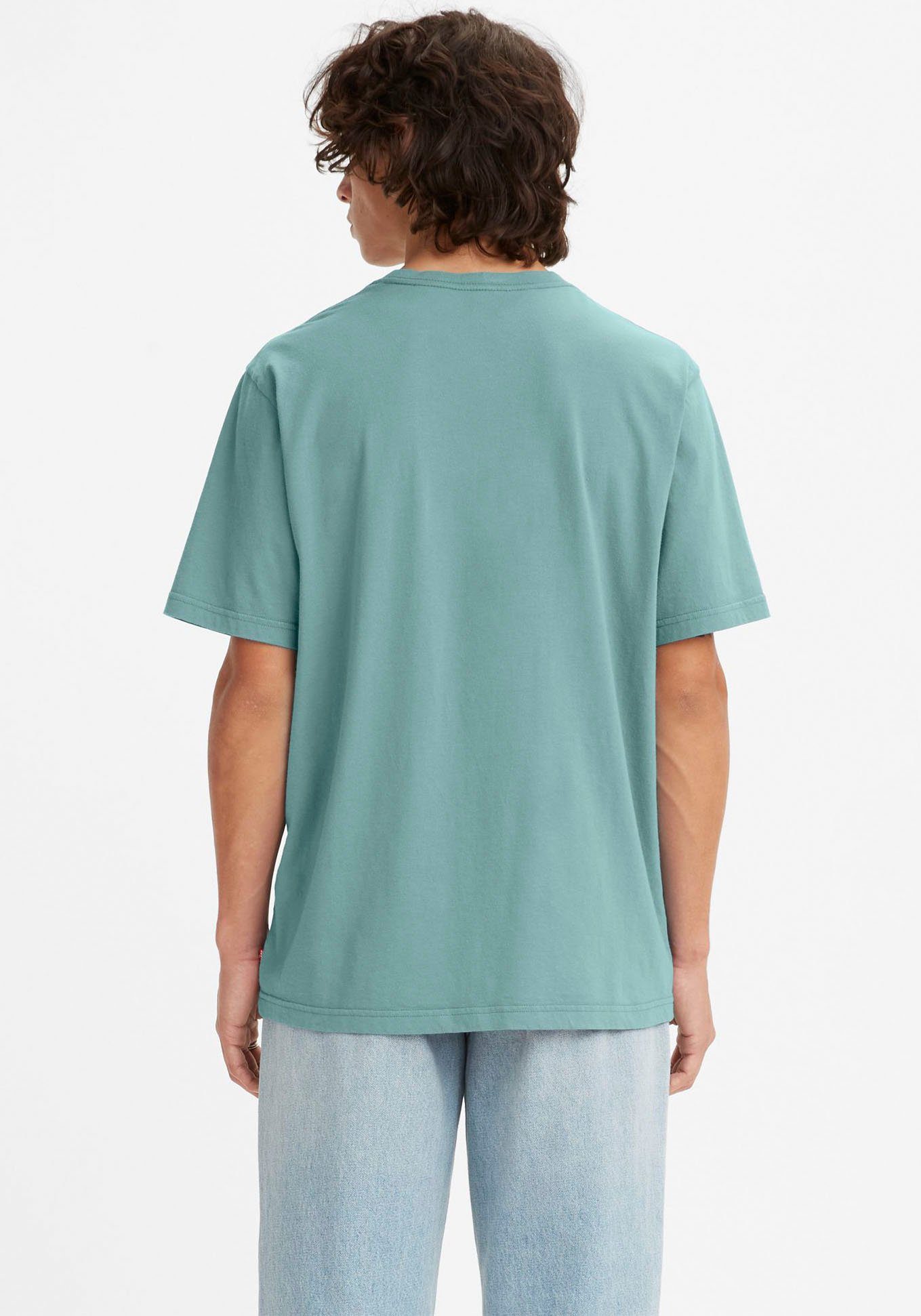 Levi's® T-Shirt RELAXED FIT TEE TURQUOISE mit Markenlogo-Aufdruck PASTEL