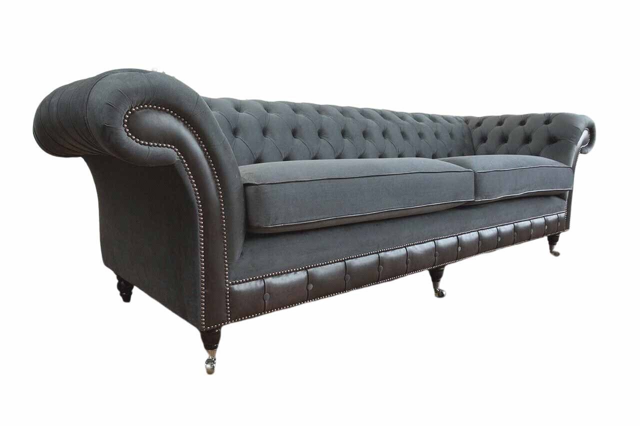 Chesterfield-Sofa, Wohnzimmer 4 Klassisch Sofas Design Chesterfield Sitzer Sofa JVmoebel