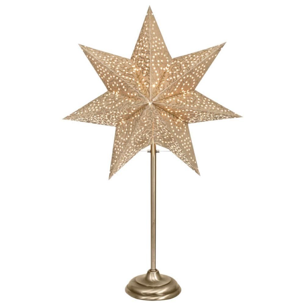 Best Season LED Stern Tisch-Weihnachtsleuchter ANTIQUE MINI gold