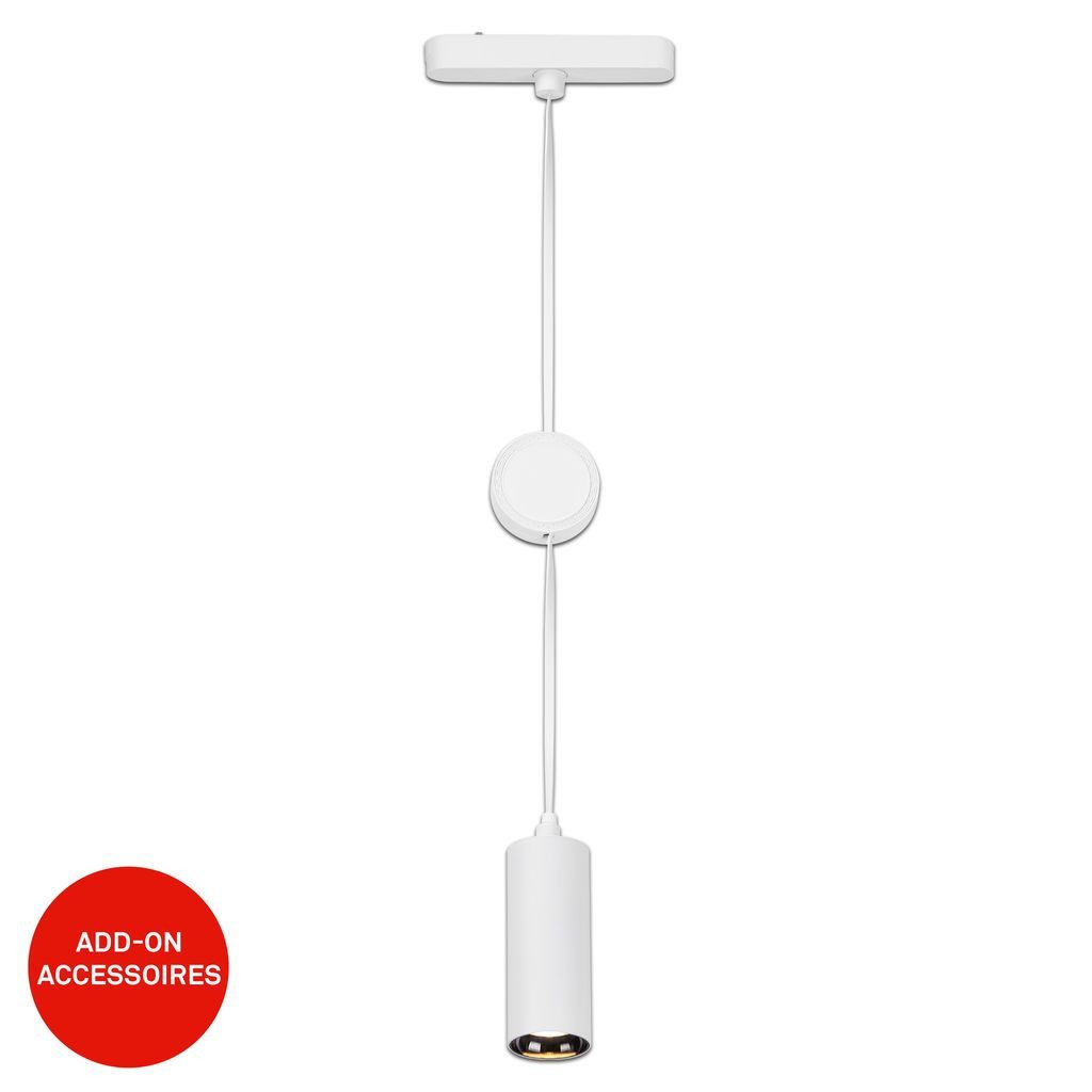 Briloner Leuchten LED Pendelleuchte 8032016, LED fest integriert, 3000K - Warmweiß, LED Pendelleuchte 130x1200x42mm Weiß 5W Schienensystem Luxtrail Küche