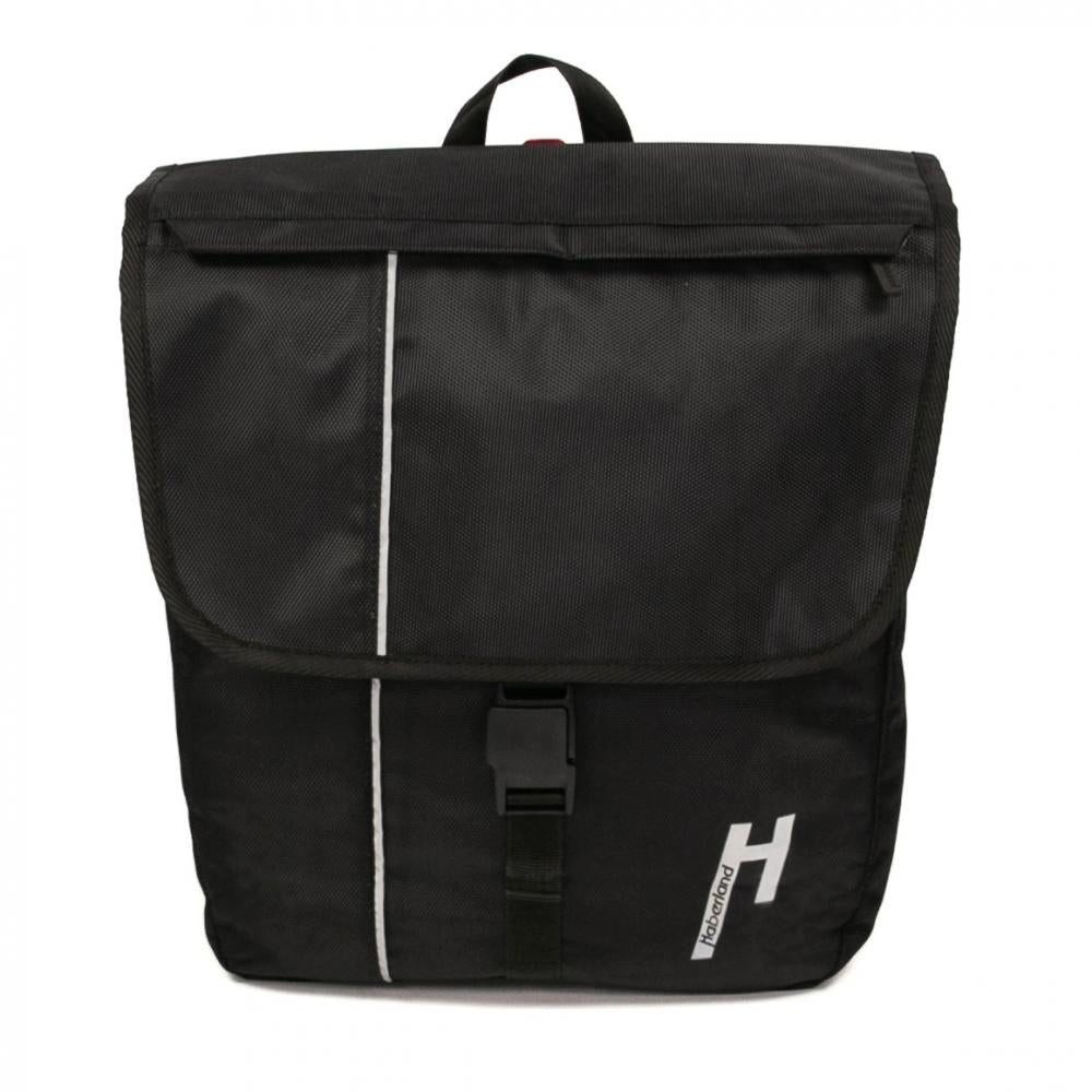Haberland Fahrradtasche Haberland Einzeltasche 18l Street Work schwarz - praktische Fahrradtas