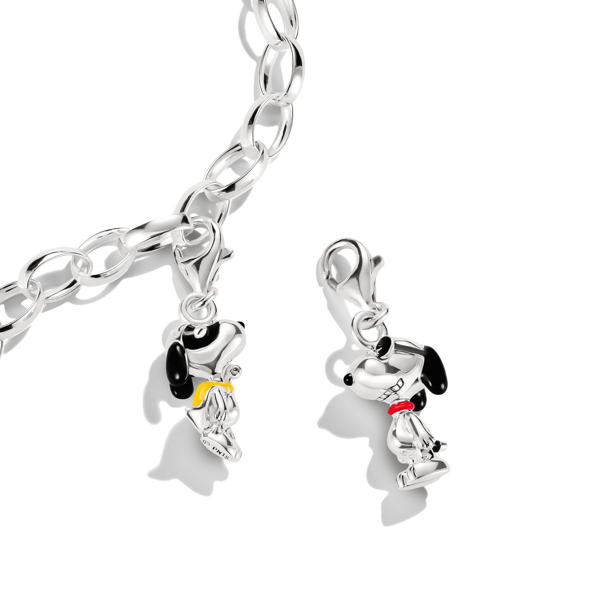 THOMAS SABO Charm-Einhänger THOMAS SABO x Peanuts Snoopy als Superheld Charm - Original, Emaille