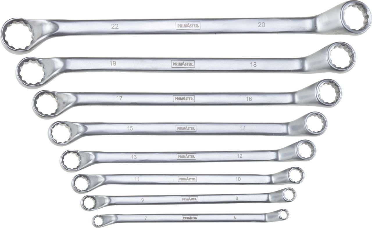 Primaster Гайкові ключі Primaster Ringschlüssel-Set 8-teilig 6 - 22 mm