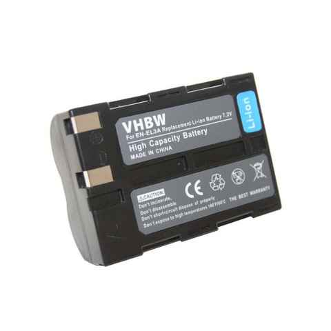 vhbw kompatibel mit Nikon D70, D50, D100, D70s, D100 SLR Kamera-Akku Li-Ion 1000 mAh (7,2 V)