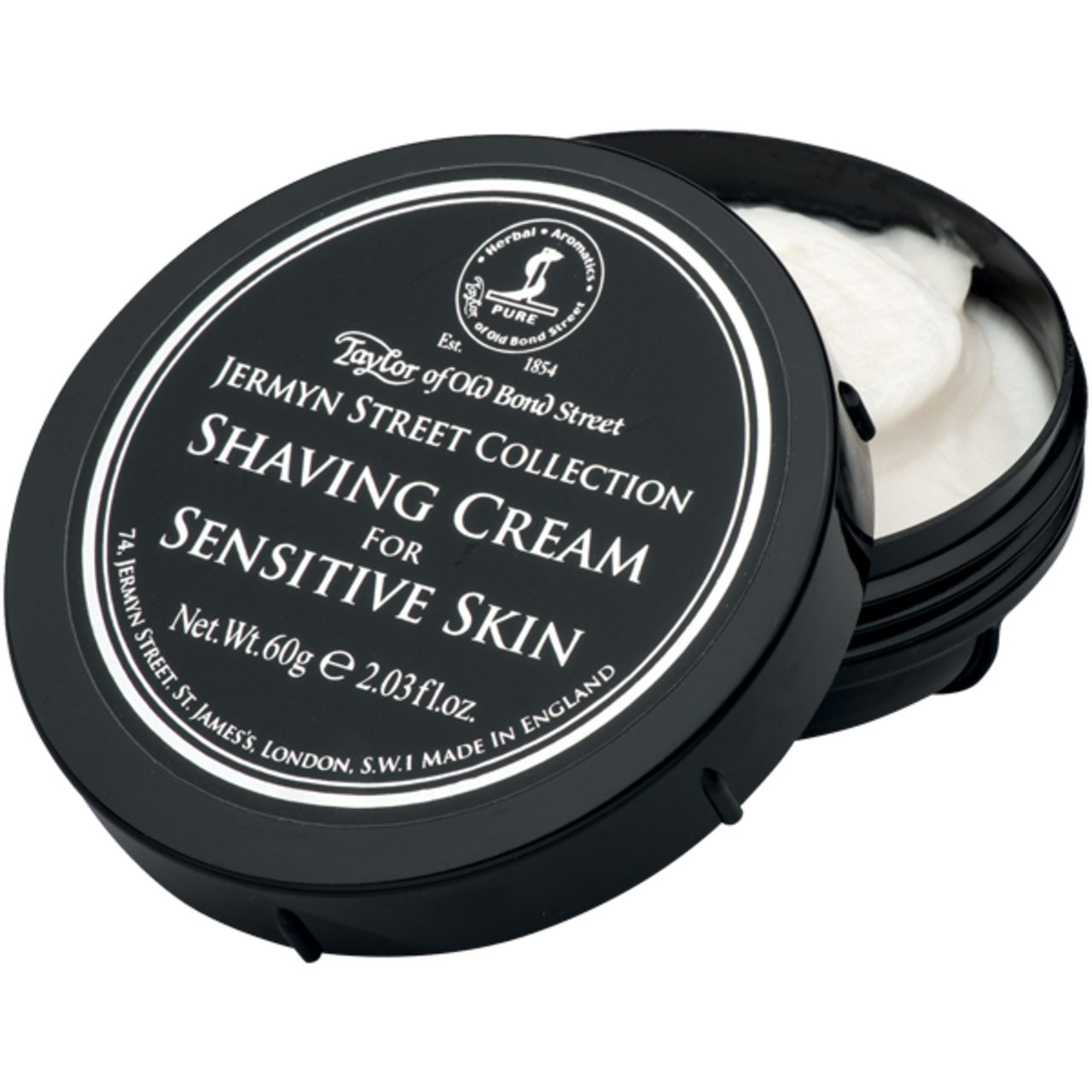 Taylor of Old Bond Street Rasiercreme Jermyn Street Collection Shaving Cream for sensitive Skin, Alle Hauttypen