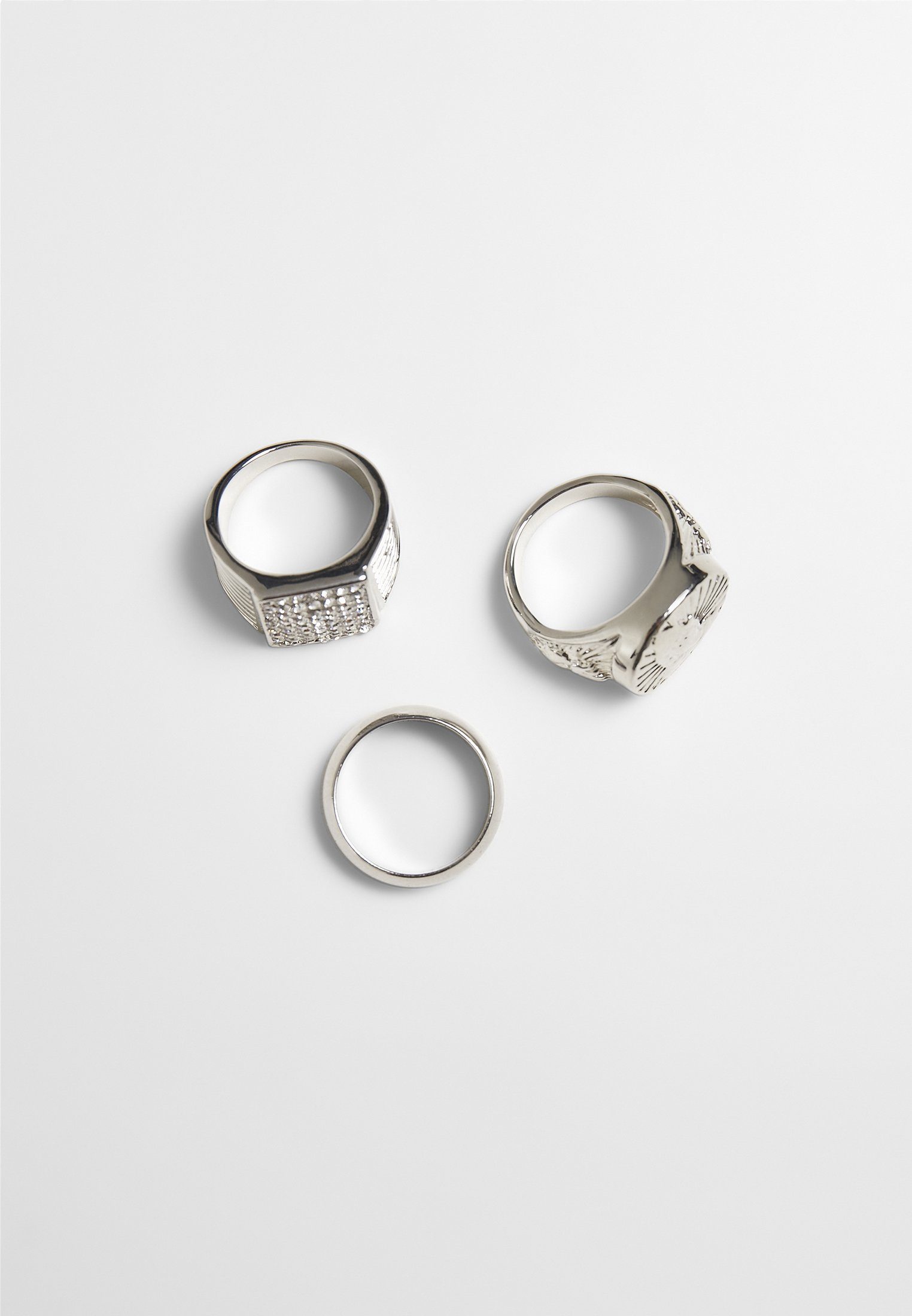 URBAN CLASSICS Ring-Set Accessoires Pray Ring 3-Pack Hands