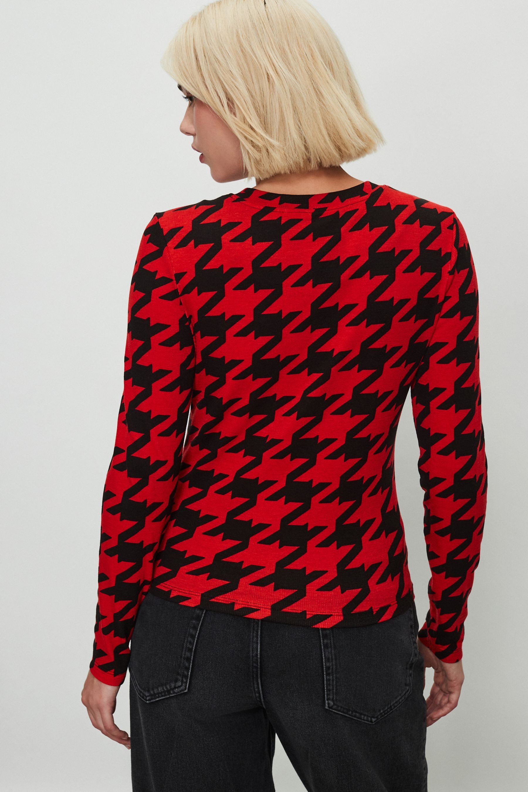 Next Blusenshirt Weiches, geripptes, leichtes Langarmshirt günstig online kaufen