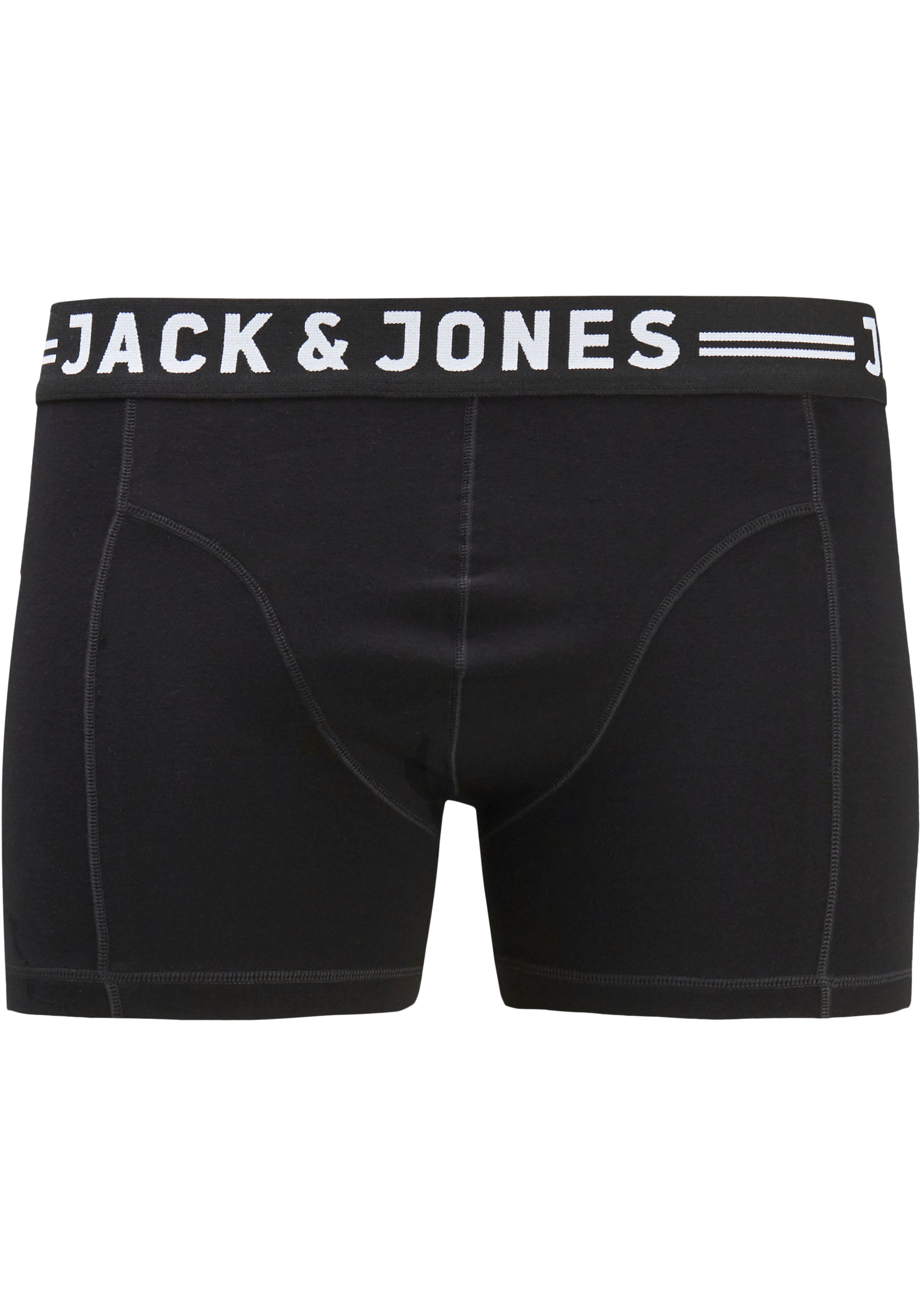 Jones & 3-St., JACSENSE (Packung, PlusSize NOOS 3er-Pack) Boxershorts 3-PACK Jack PLS TRUNKS
