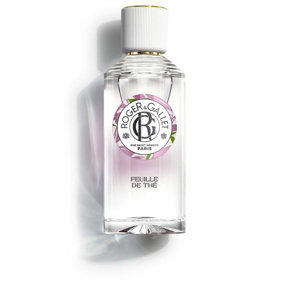 ROGER & GALLET Eau de FEUILLE parfumante bienfaisante 100 DE spray THÉ ml Parfum eau