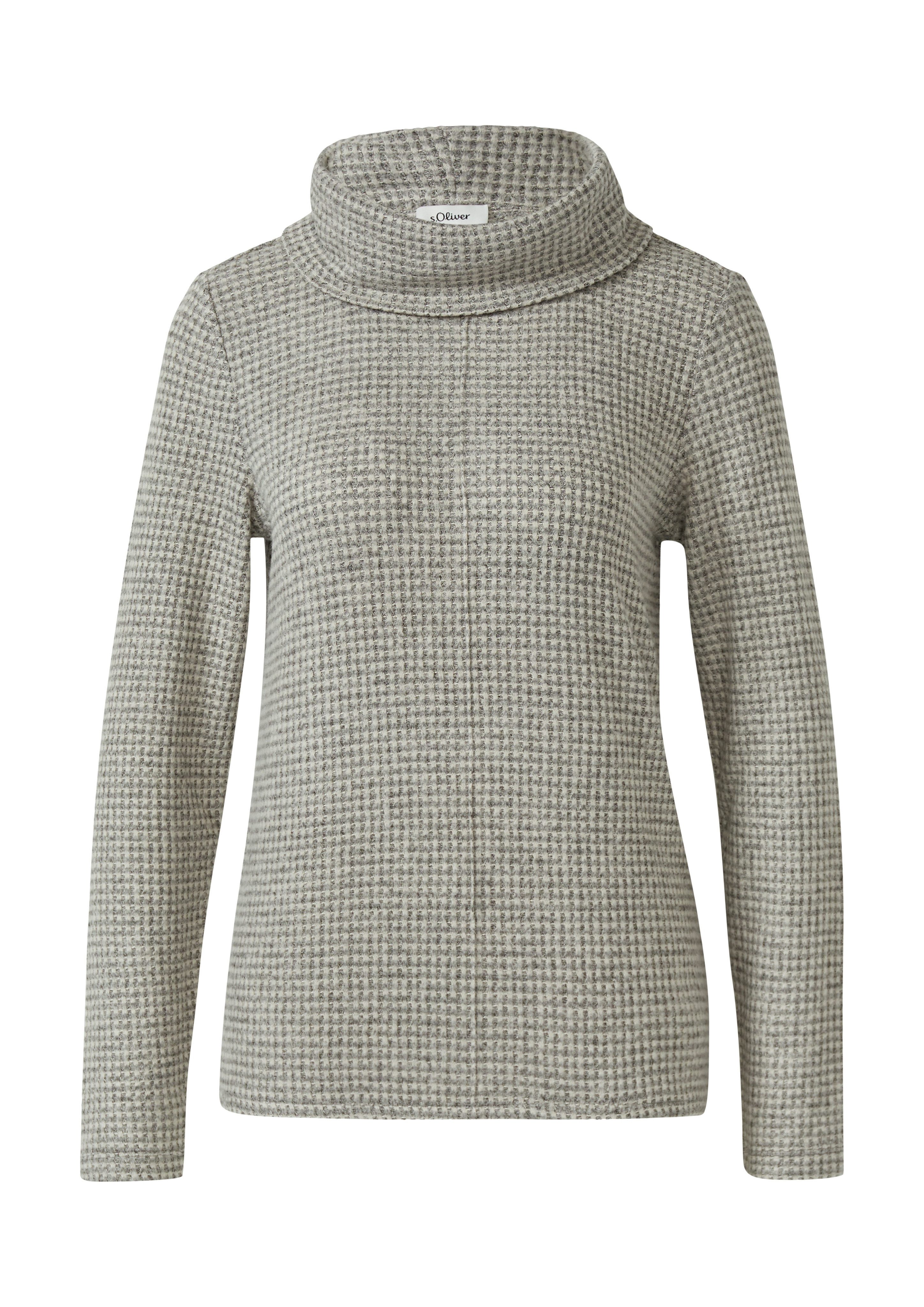 s.Oliver Langarmshirt mit Rollkragen