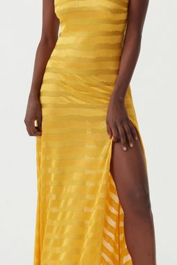 Boscana Maxikleid Kleid in Gelb mit V-Ausschnitt