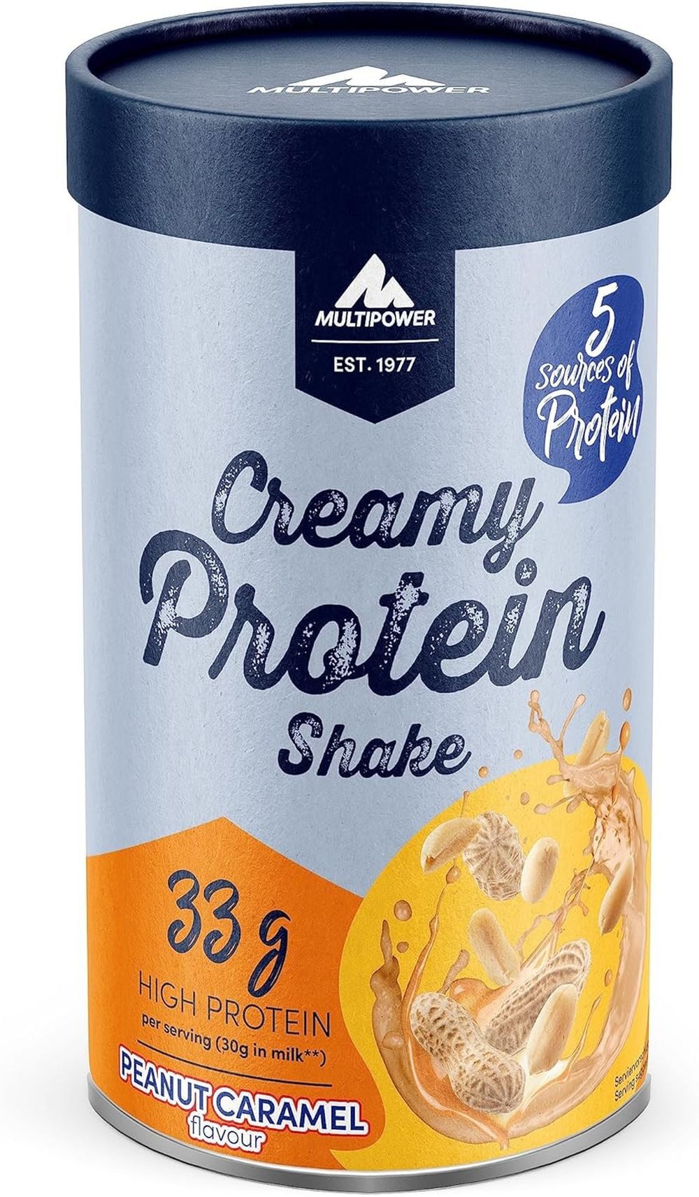 Multipower Multipower Creamy Protein Shake- 420 g Erdnuss-Karamell Pulver