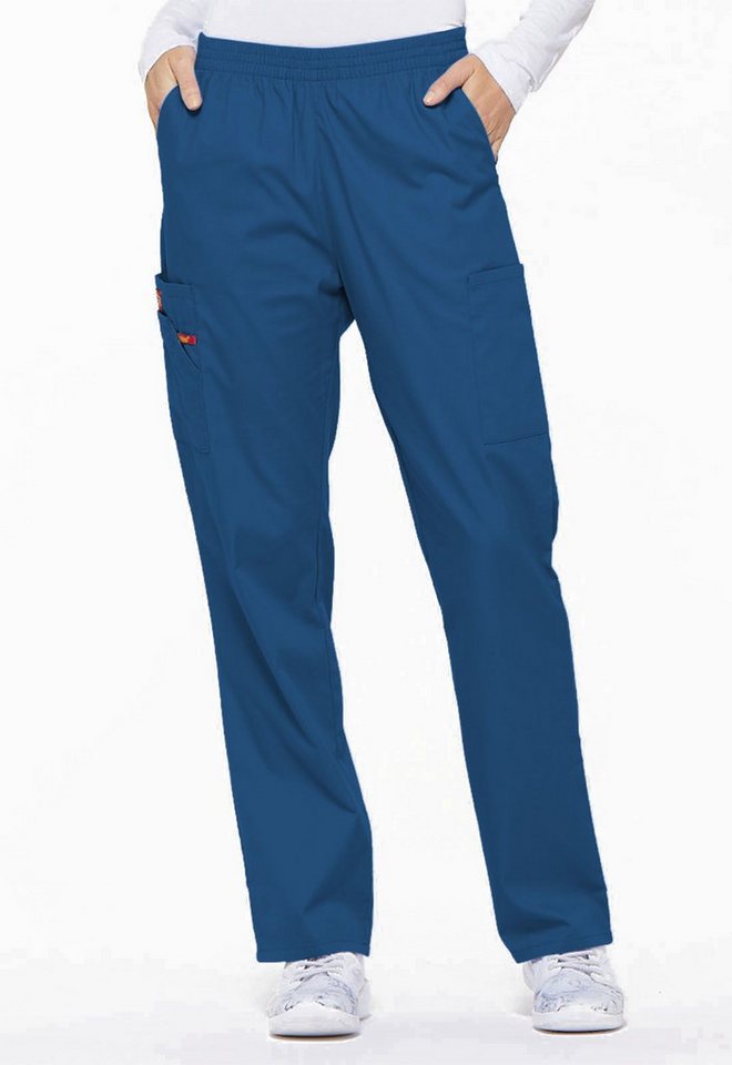 Dickies Schlupfhose, Unisex OP Hose mit Gummibund, Pflegehose, EDS Every Day Scrubs mit Cargotaschen