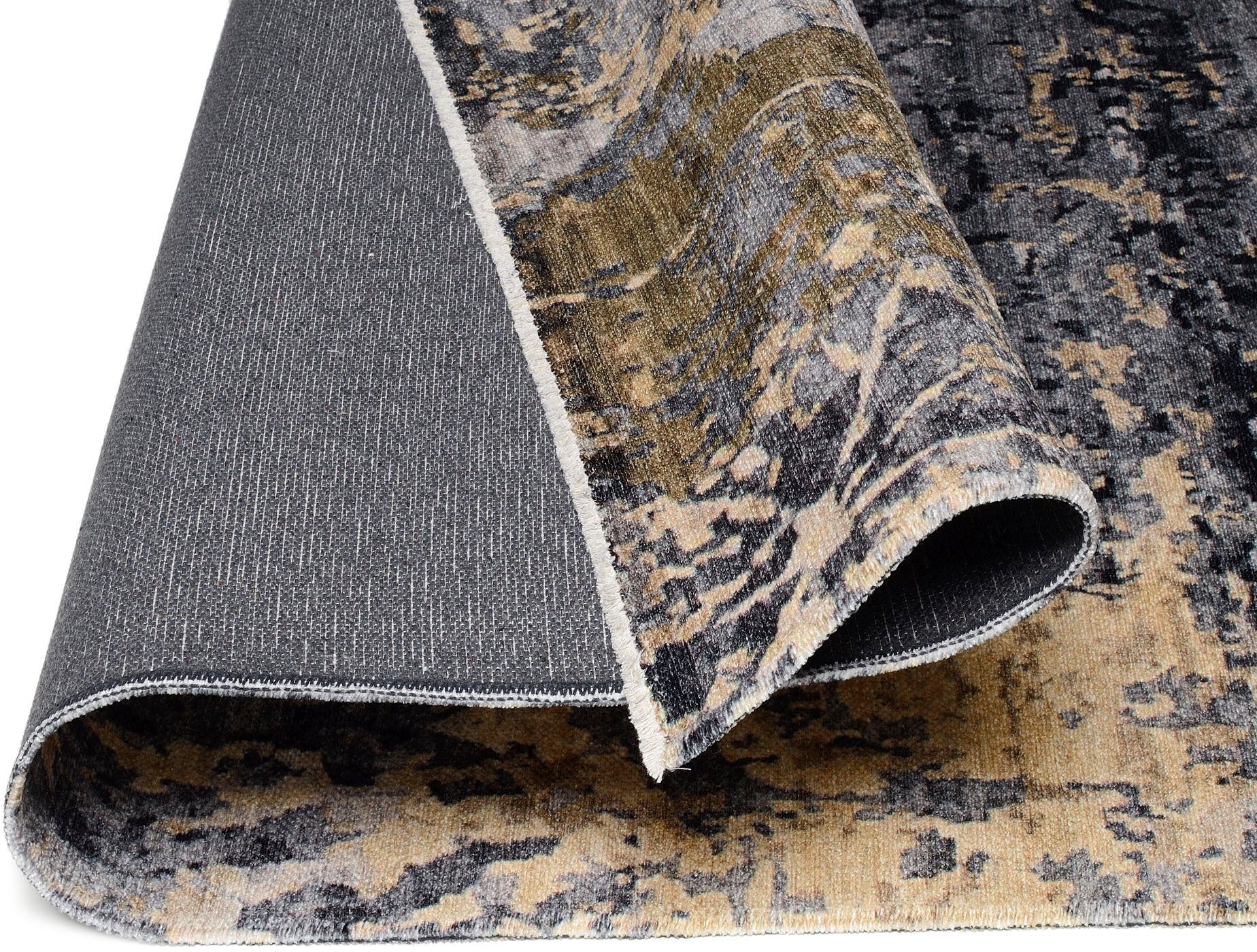 GALLERY M branded by Musterring Teppich AMICA, rechteckig, Höhe: 8 mm, Kurzflor, Wohnzimmer, Vintage