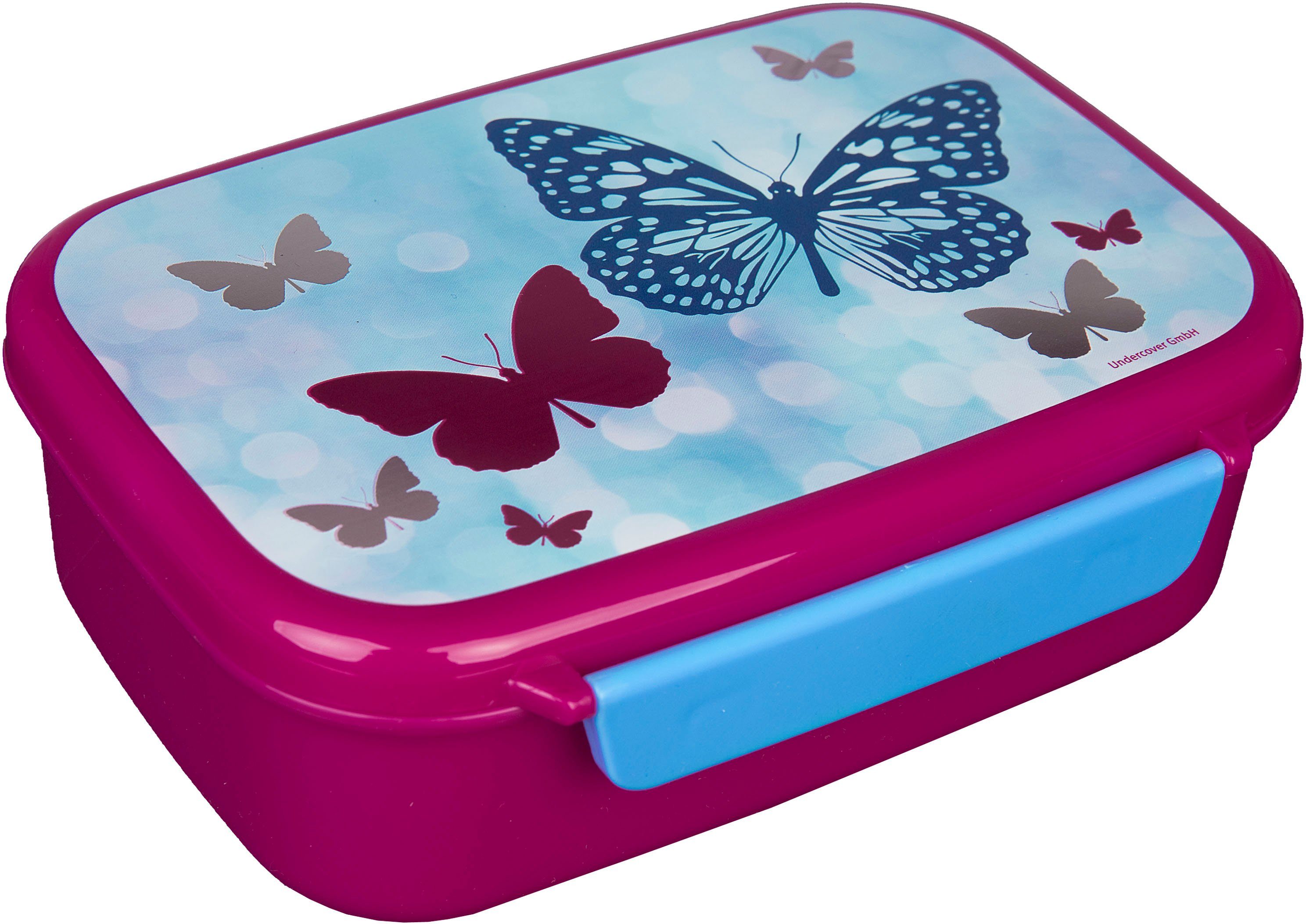 Brotzeitdose Scooli Trinkflasche Lunchbox (Set, Kunststoff, 2-tlg), Fly & Sparkle, &