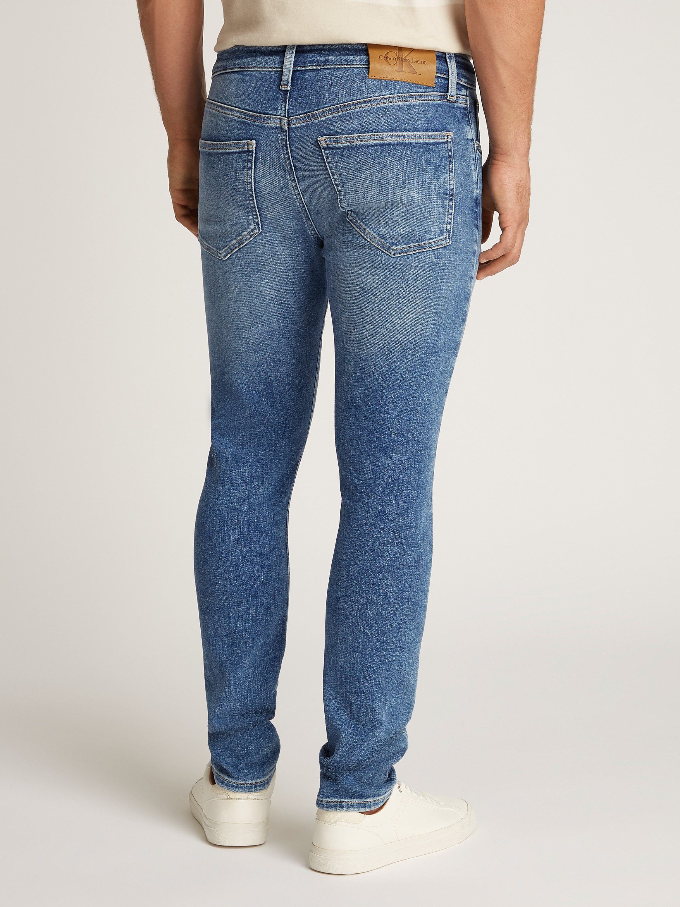 Calvin Klein Jeans Stretch-Jeans SKINNY Coinpocket, Logostickerei günstig online kaufen