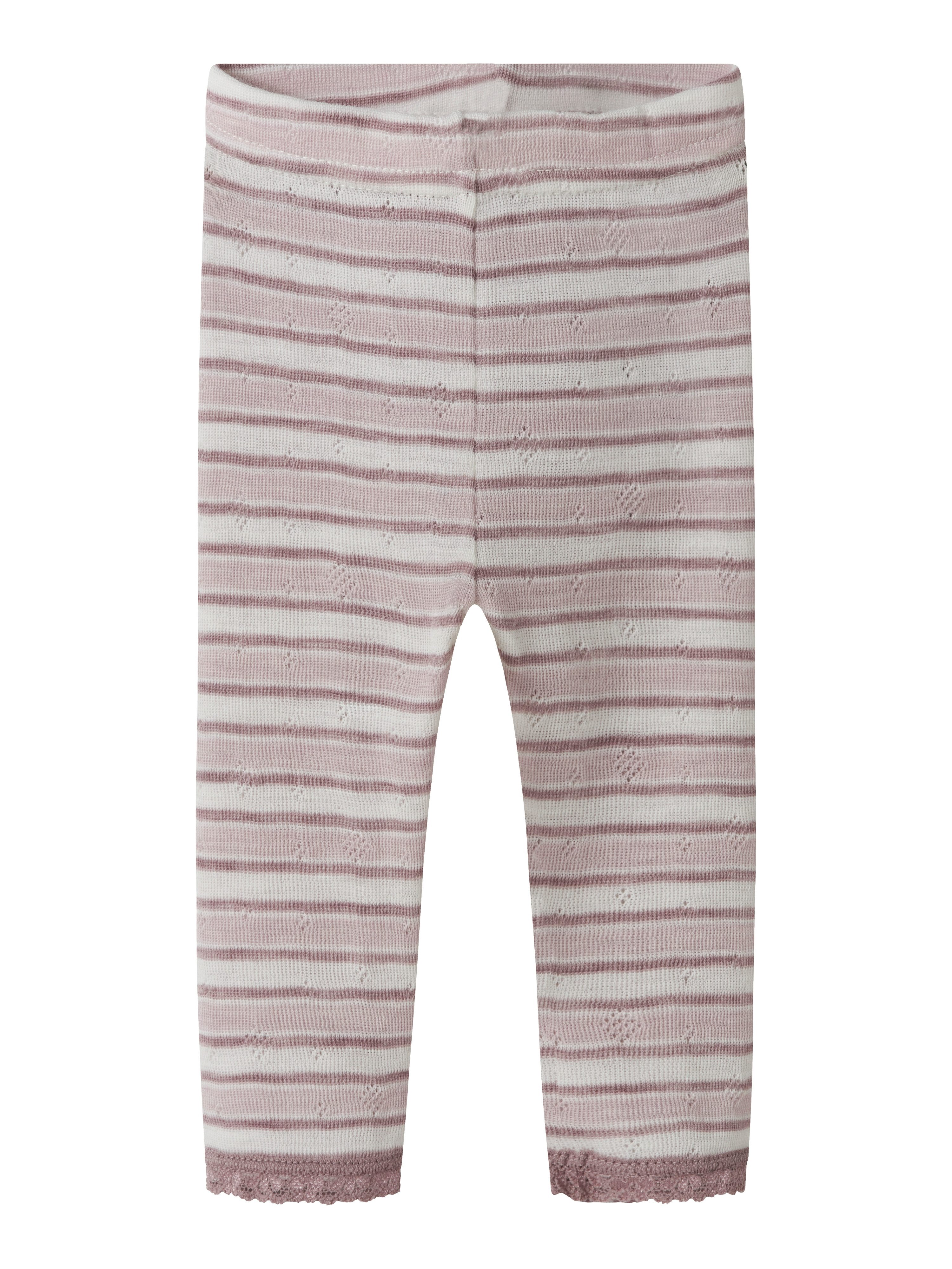 Name It Leggings NBFWANG WOOL NEEDLE LEGGING NOOS Wolle, slim fit – Bild 3 von 4