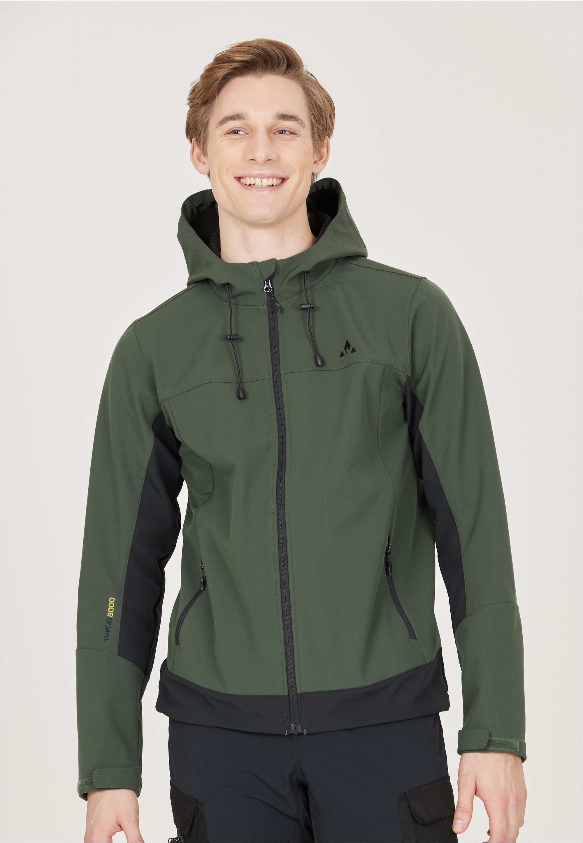 WHISTLER Softshelljacke Ryder mit atmungsaktiver Funktions-Membrane dunkelgrün | 