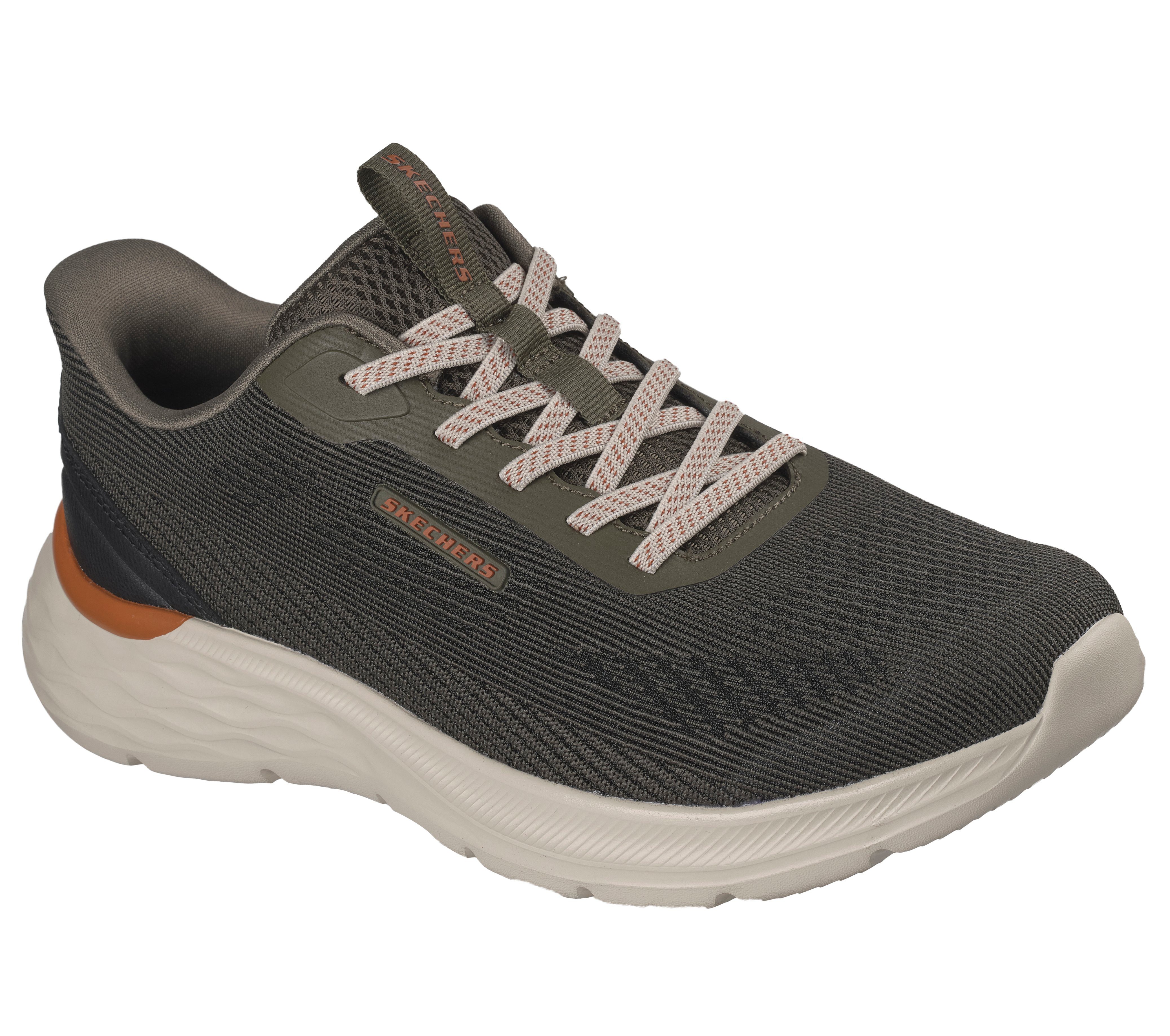 Skechers GARNER Slip-On Sneaker Slipper, Schnürschuh mit Relaxed Fit