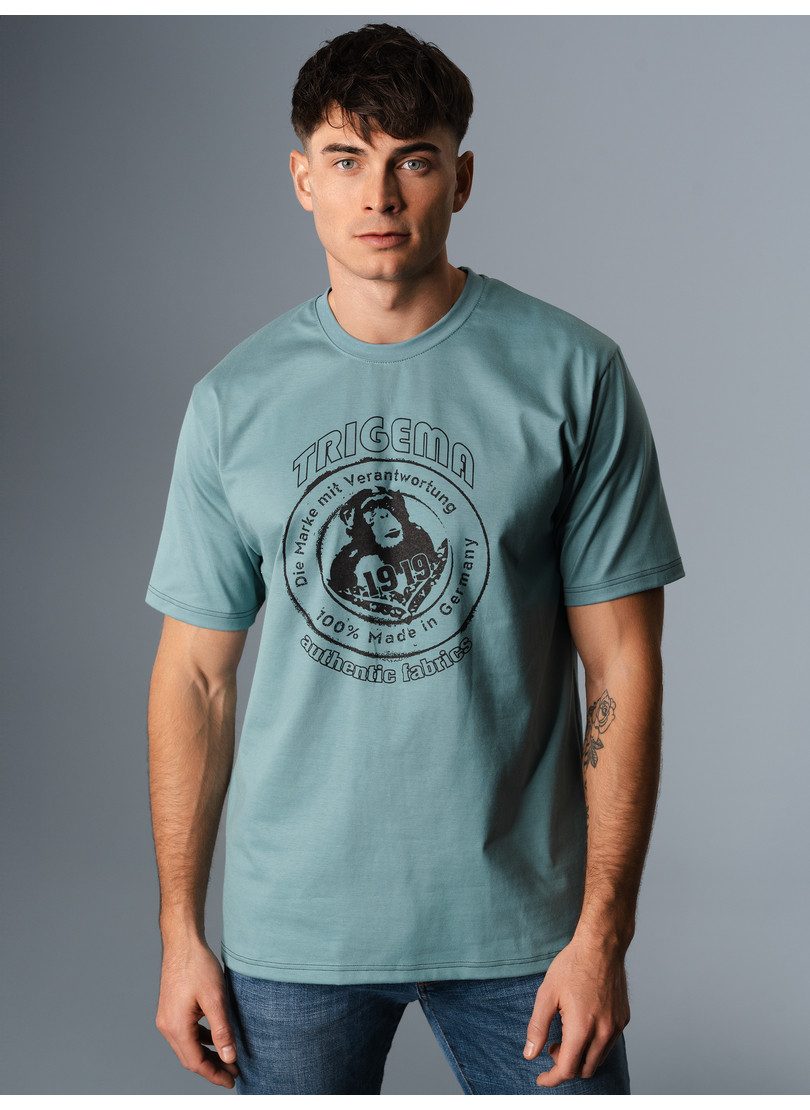 Trigema T-Shirt TRIGEMA T-Shirt mit großem günstig online kaufen